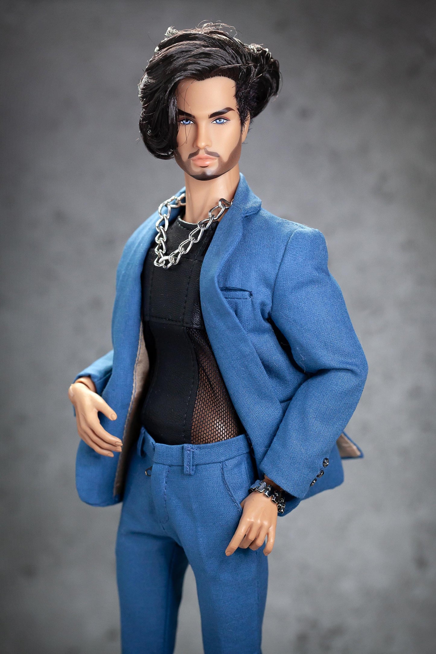 PDF Digital Pattern slim fit trousers +chino pants for male FR HOMME Monarch doll Integrity toys.