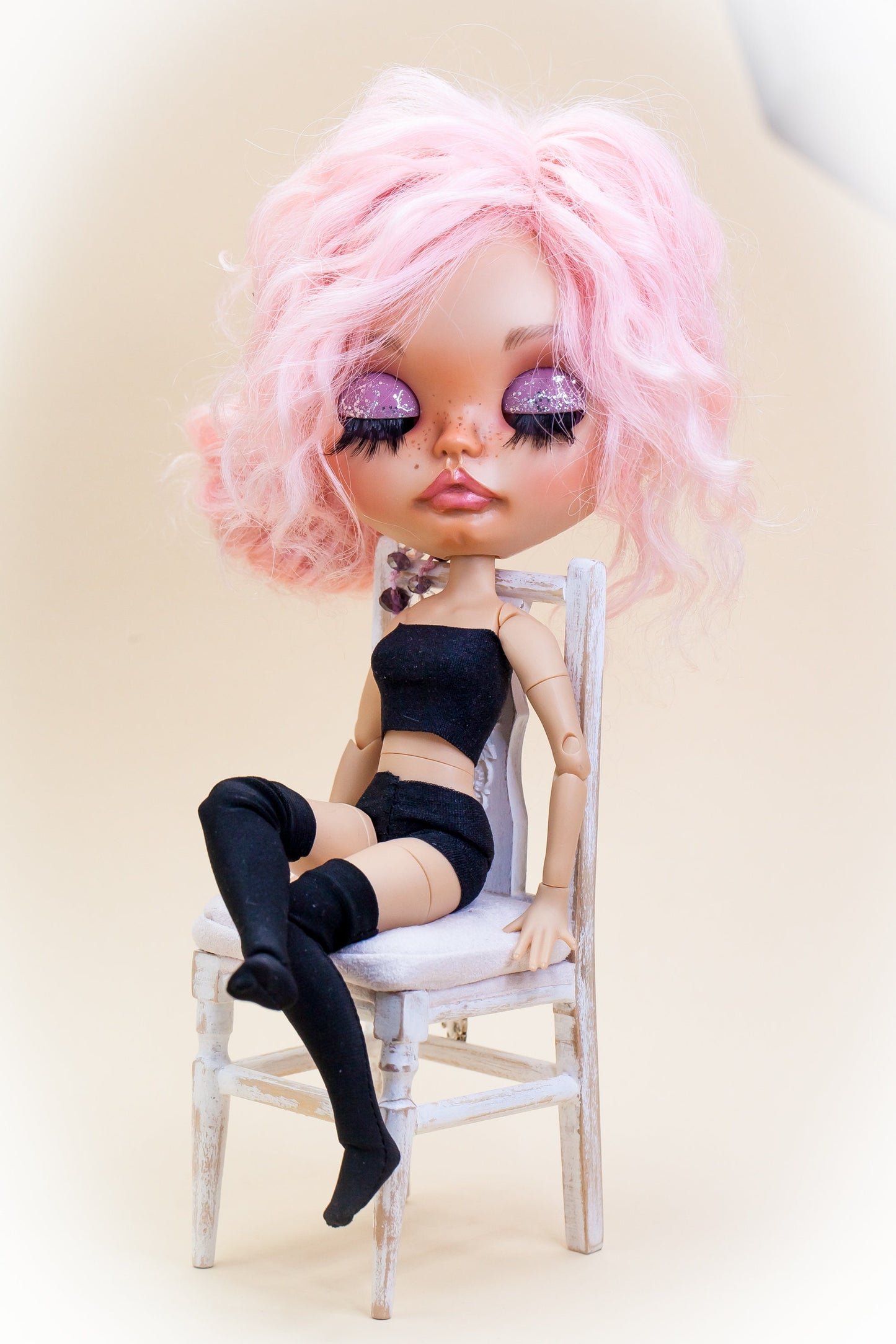 PDF Digital Pattern stockings, panties &amp; top underwear for Blythe doll. YouTube VIDEO.