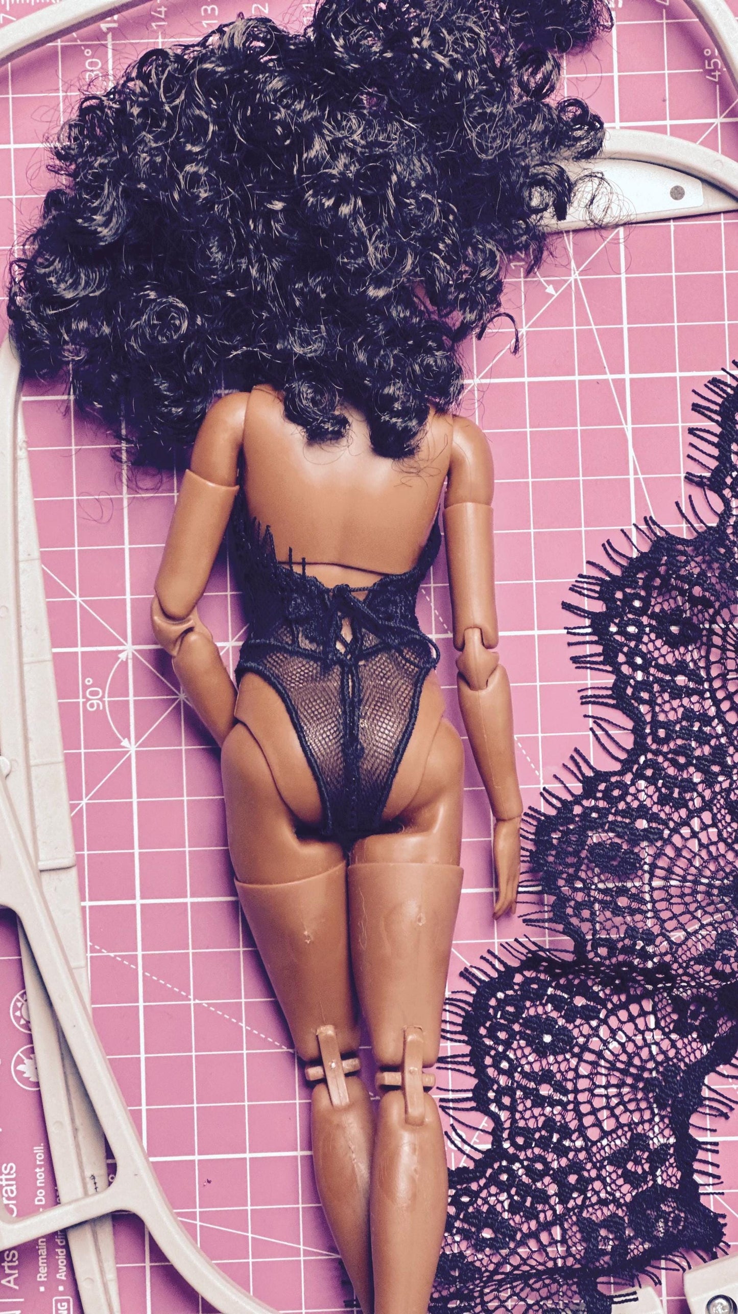 Digital Embroidery &amp; Sewing Pattern – Bodysuit Corset for BB MTM and PETITE Dolls
