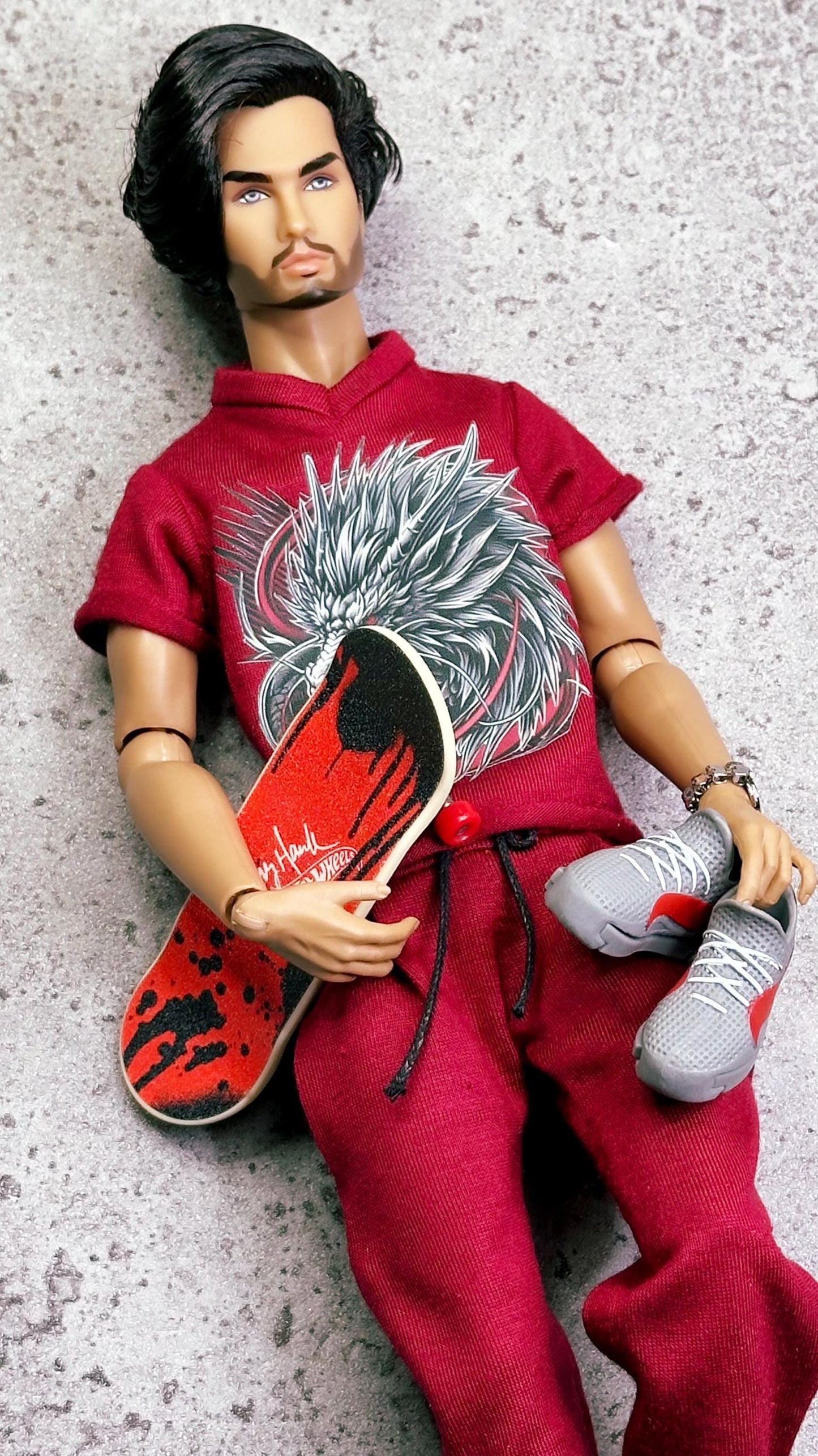 PDF Digital Pattern T-shirt for male FR HOMME dolls Integrity toys. Video tutorial.