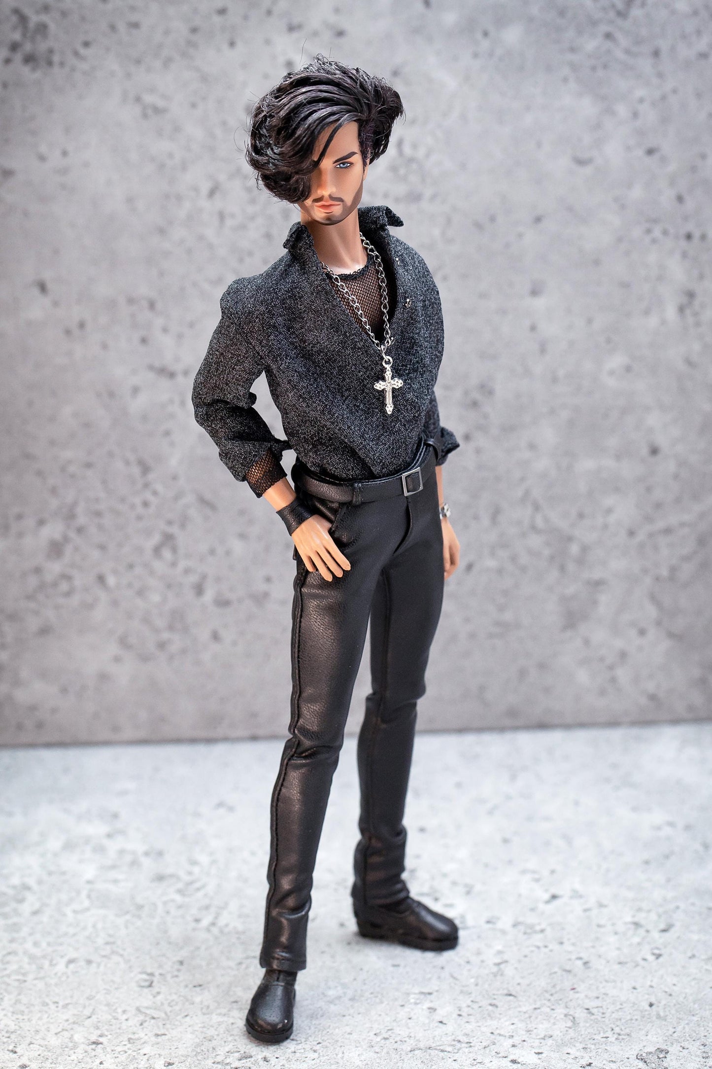 PDF Digital Pattern casual shirt for male FR HOMME Monarch doll Integrity toys.