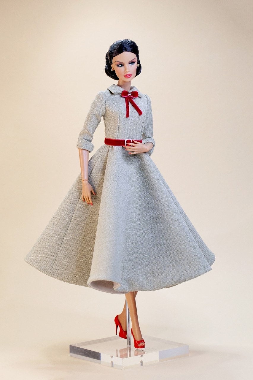 Retro dress for Integrity toys Fashion Royalty Nu Face Poppy Parker dolls.
