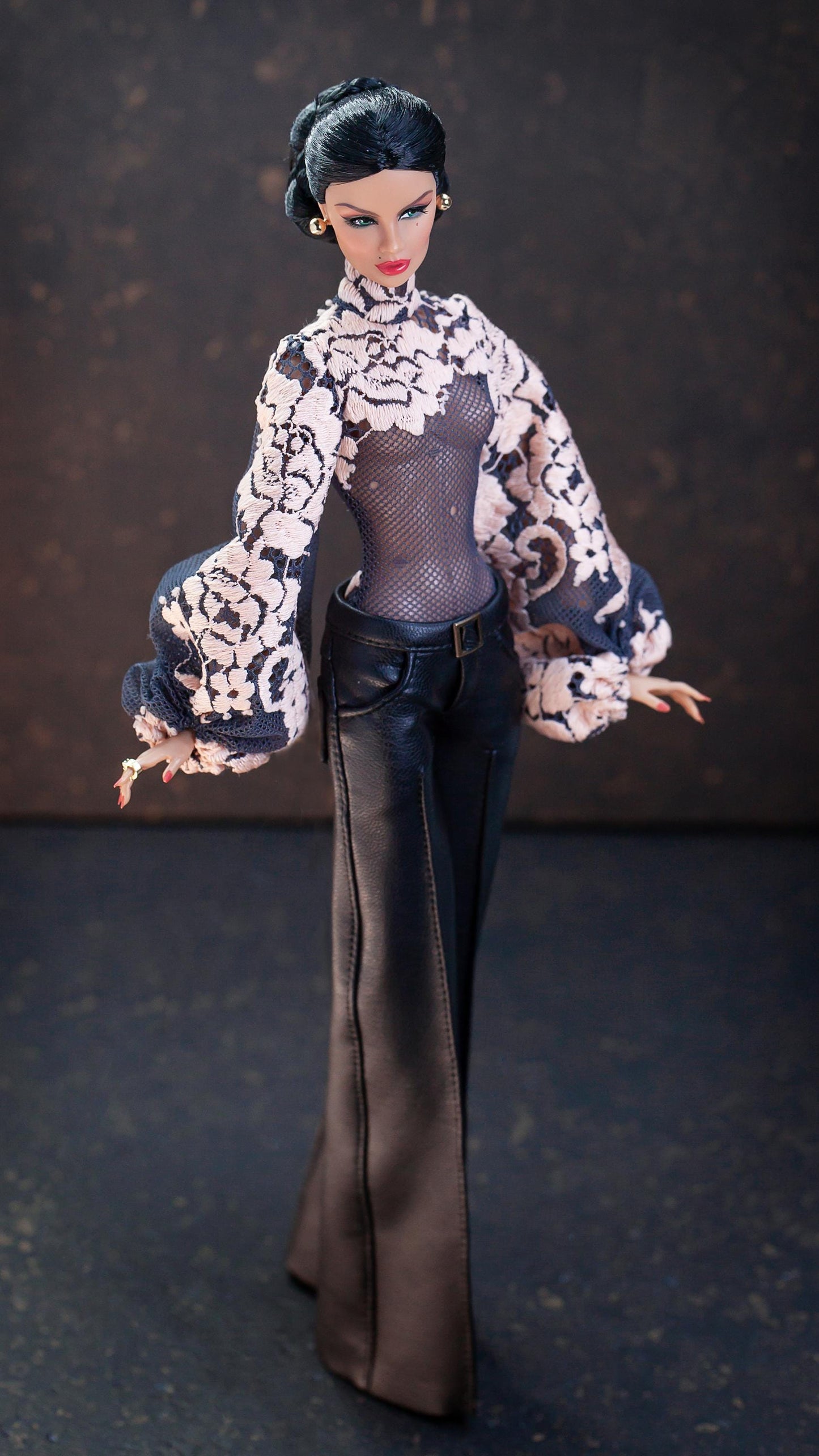 Body blouse and pants for Integrity Toys Poppy Parker Fashion Royalty Nu Face Dolls