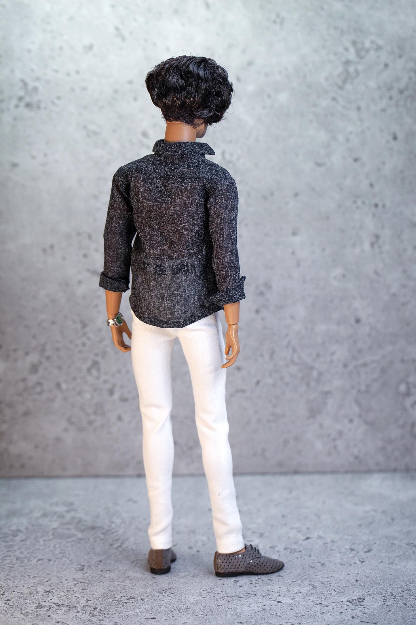 PDF Digital Pattern casual shirt for male FR HOMME Monarch doll Integrity toys.
