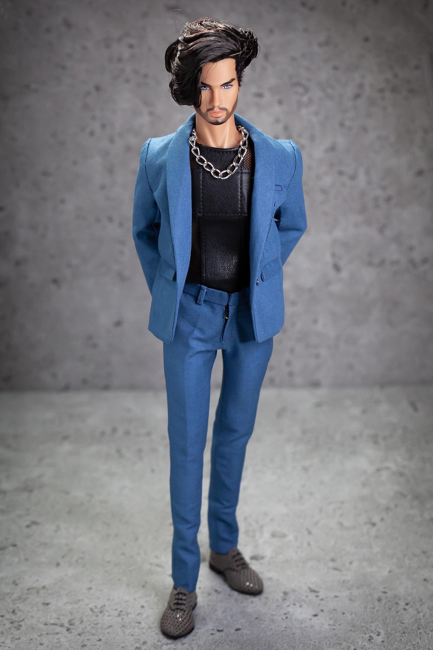 PDF Digital Pattern slim fit trousers +chino pants for male FR HOMME Monarch doll Integrity toys.