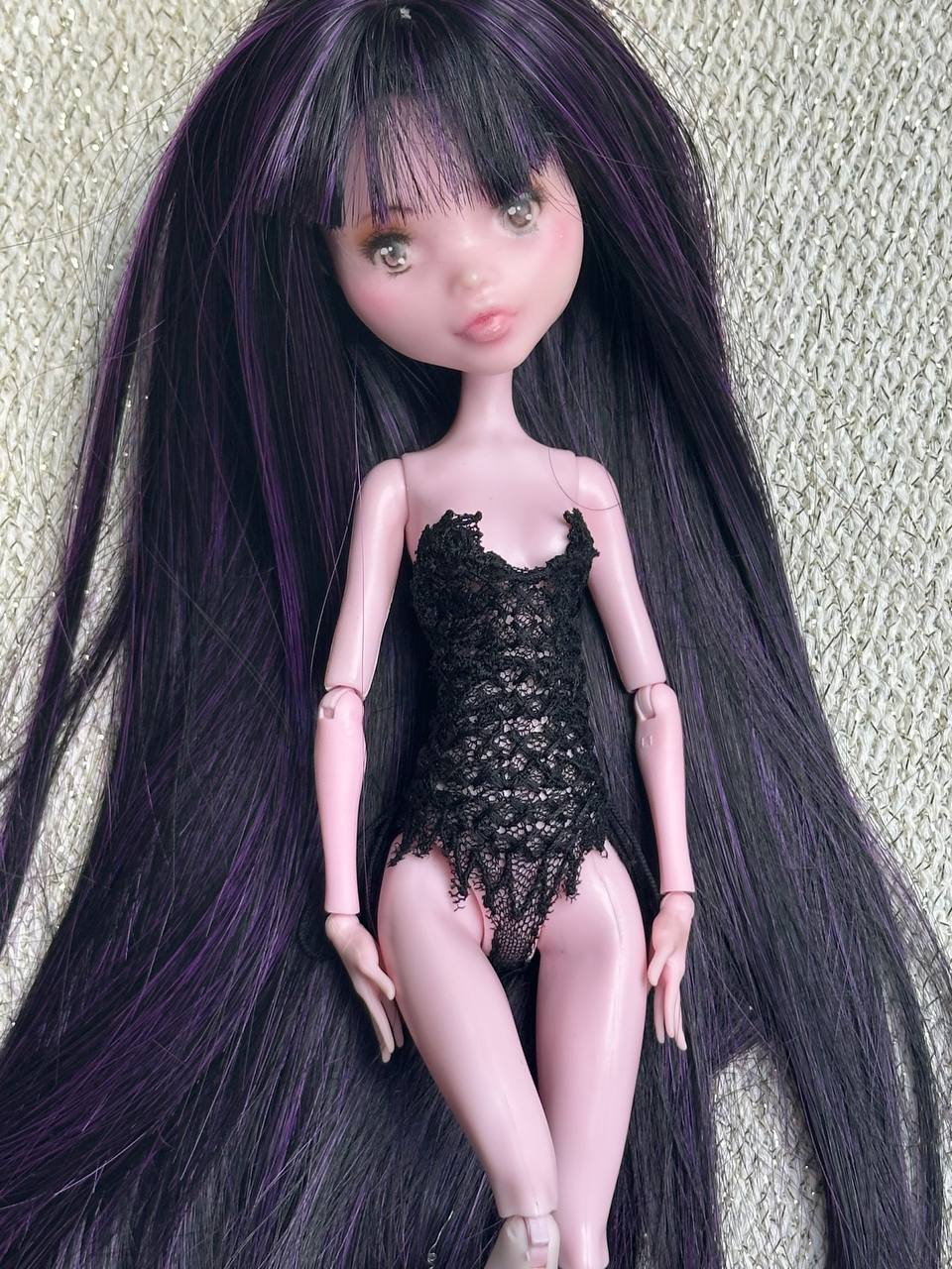 Edler Body für Monster DOLL G1 basic + adult Puppen. Gestickte Corsage. Body Lingerie Corset (Kopie)
