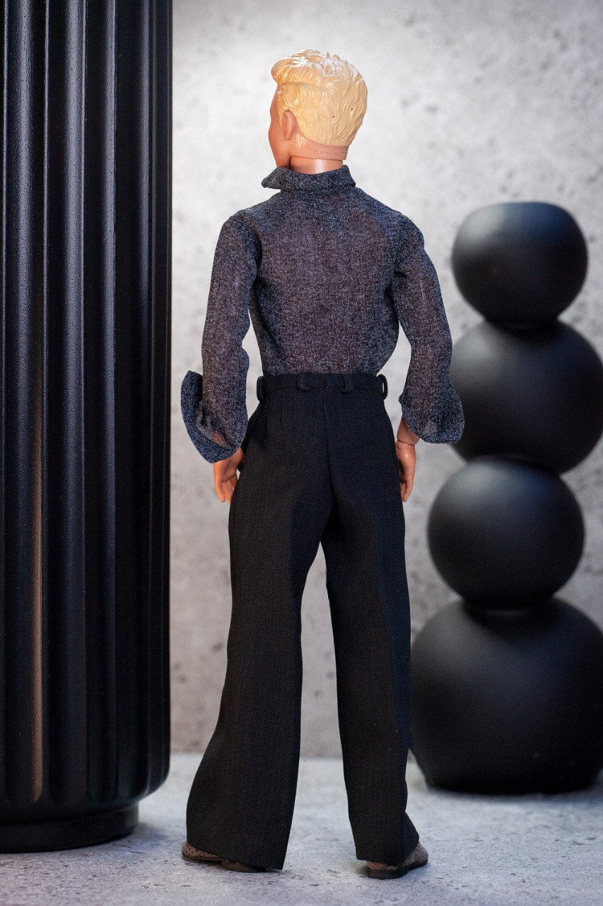PDF Digital Pattern pleated trousers for 1:6  12“ male MTM fashion dolls  + Video Tutorial