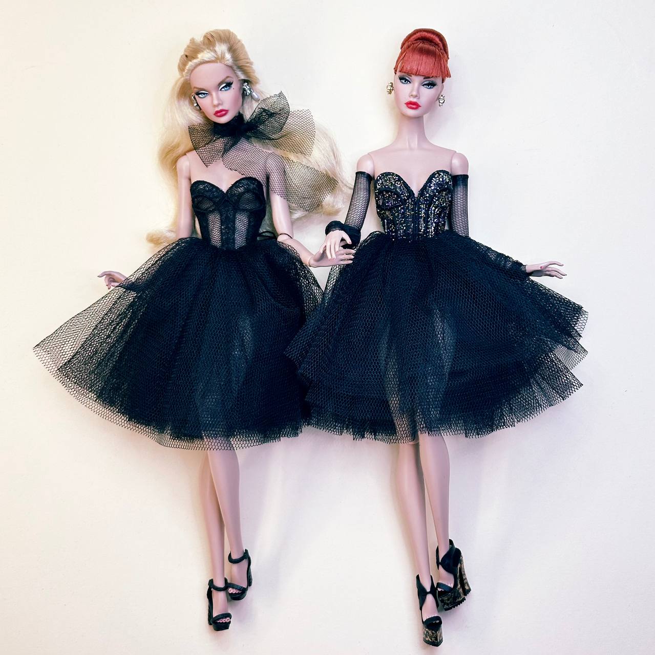 Elegantes Tüllkleid mit Corsage für Integrity Toys Fashion Dolls – Fashion Royalty, Nu face, Poppy Parker Fashion dolls (Maßstab 1:6)