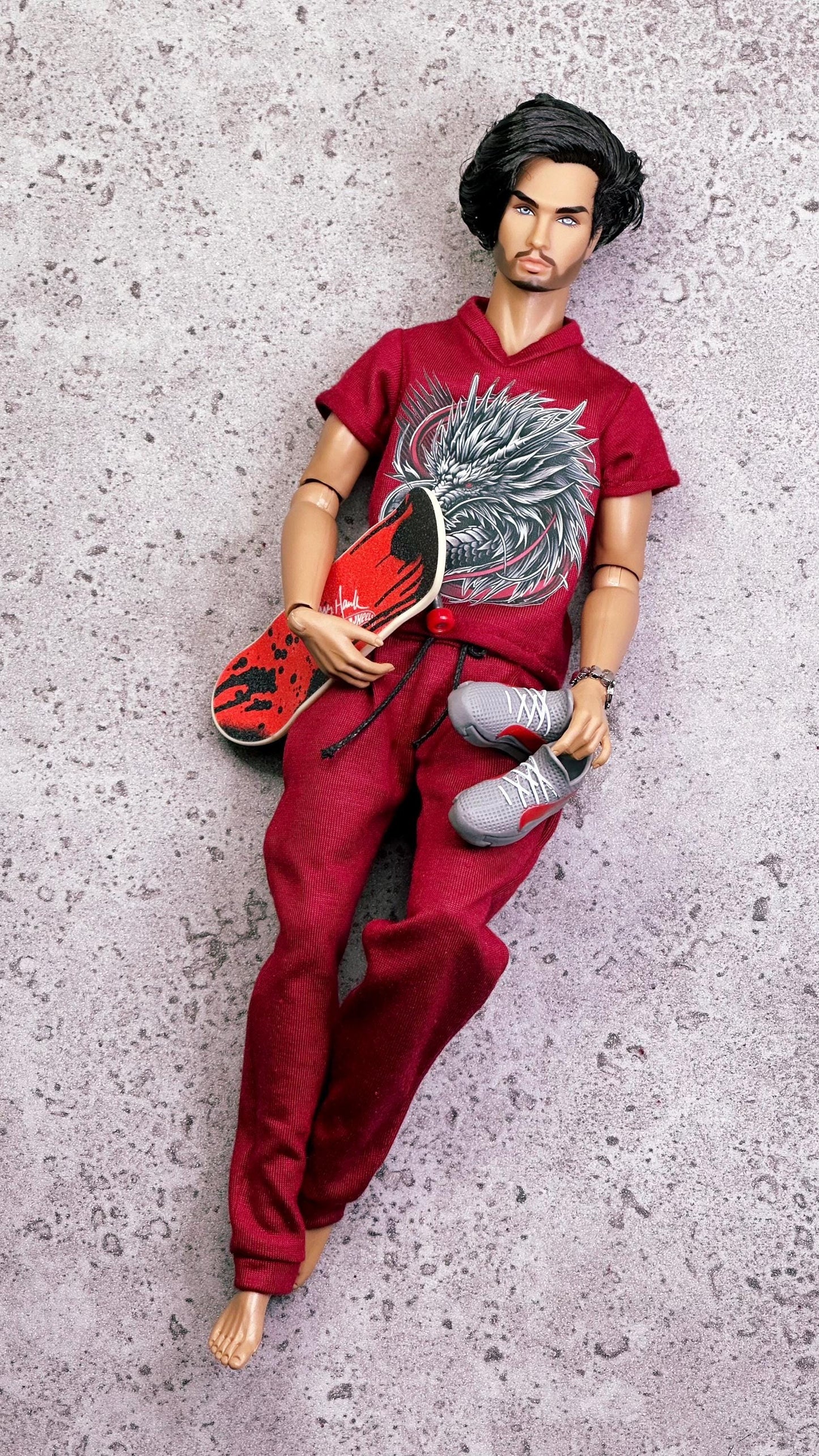 PDF Digital Pattern T-shirt for male FR HOMME dolls Integrity toys. Video tutorial.