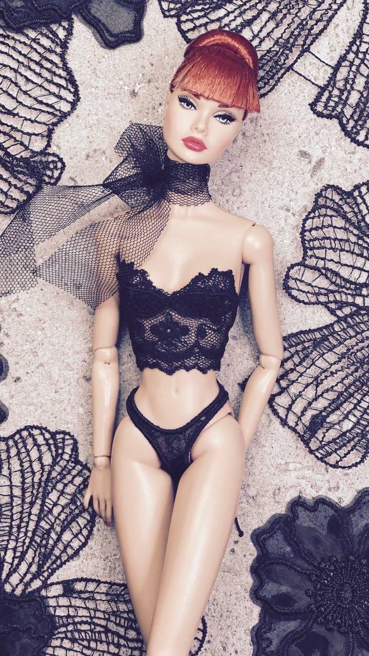 Handmade lingerie set for Integrity Toys dolls – Fashion royalty, Poppy Parker