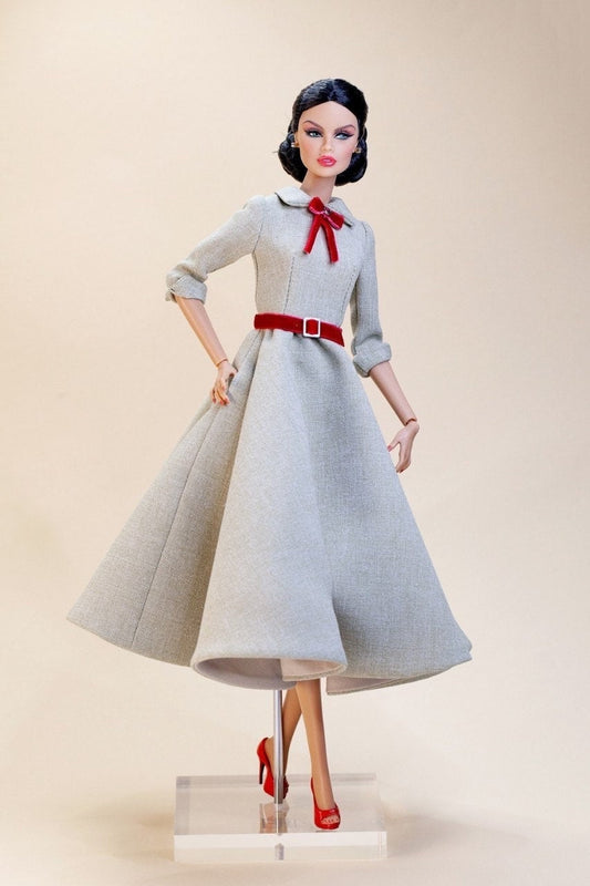Retro dress for Integrity toys Fashion Royalty Nu Face Poppy Parker dolls.