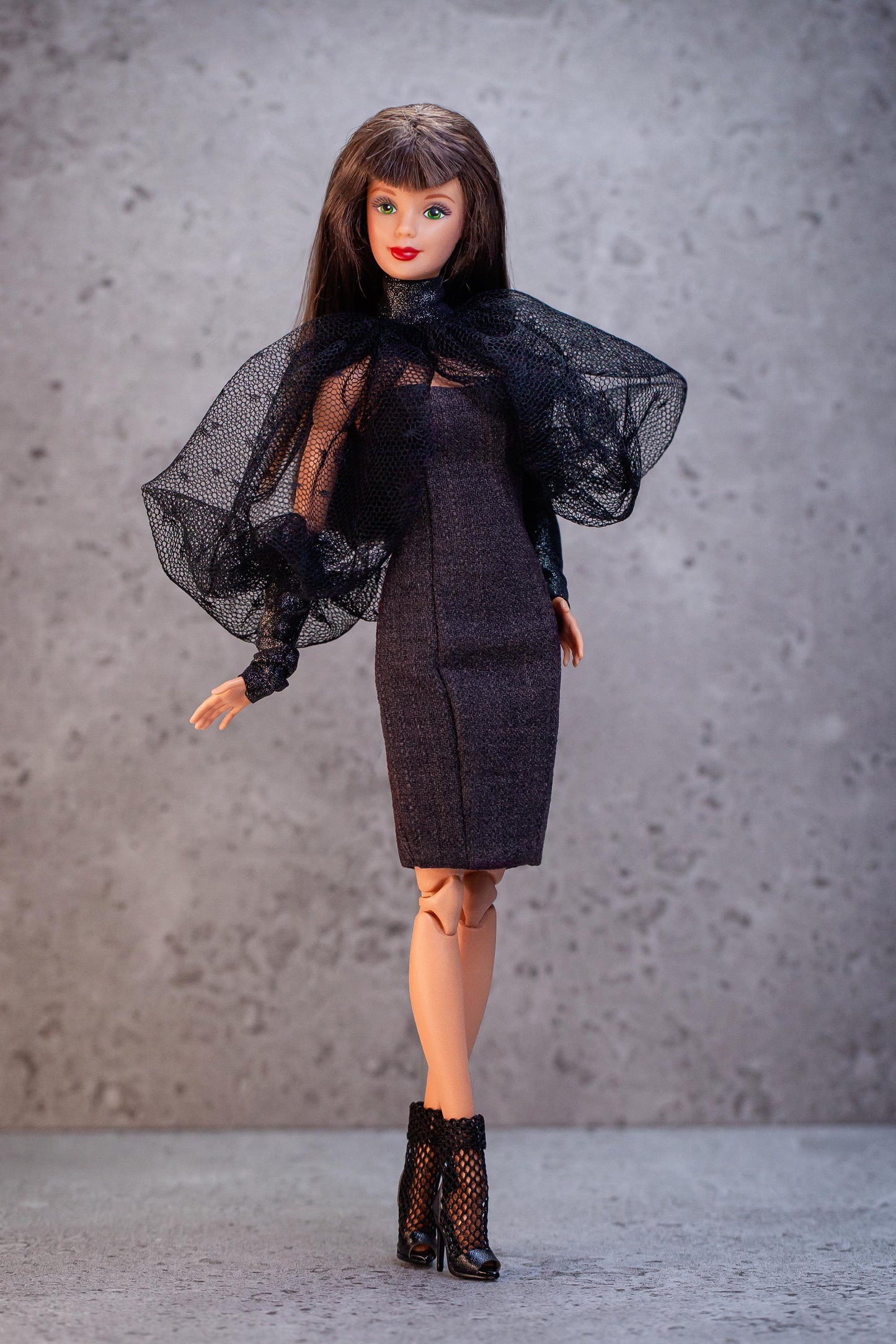 PDF Digital Pattern airy sleeves blouse for BB &amp; Integrity toys dolls. VIDEO tutorial.
