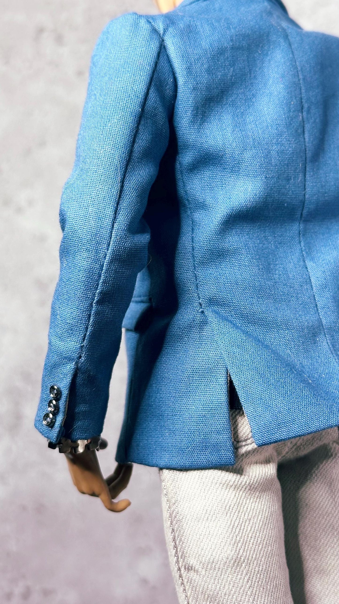 PDF Digital Pattern slim fit jacket coat for male FR HOMME Monarch doll Integrity toys. With realistic finishing the slits.