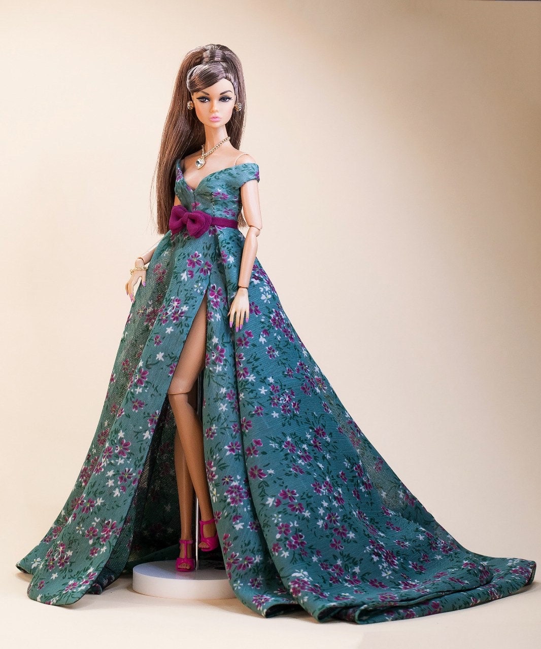 Long dress with slit for Integrity Toys 12 inch fashion dolls.