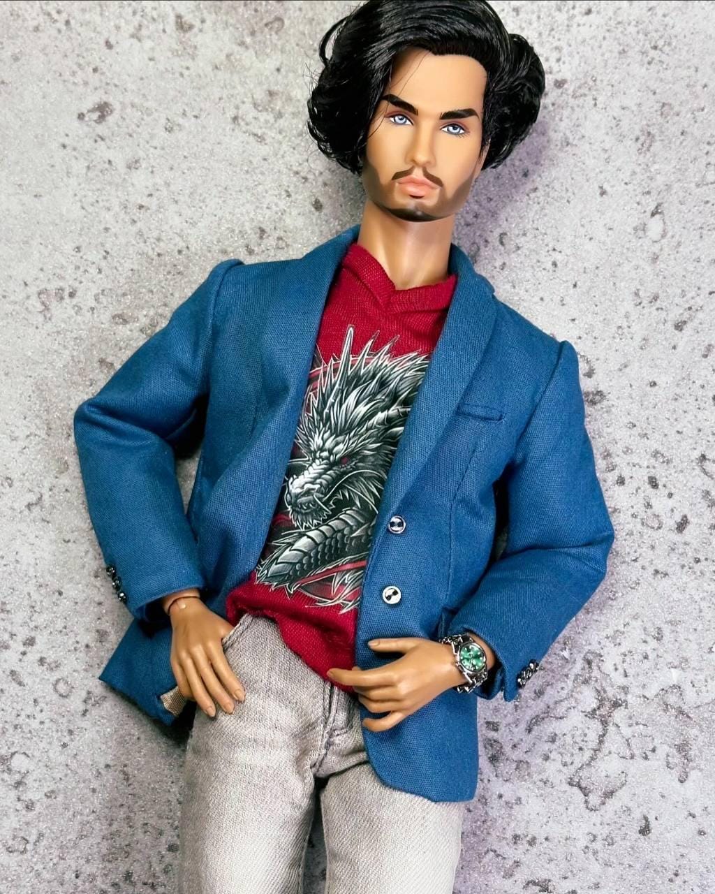 Slim fit jacket blazer for Integrity toys Fashion royalty FR HOMME MONARCHS doll outfit.