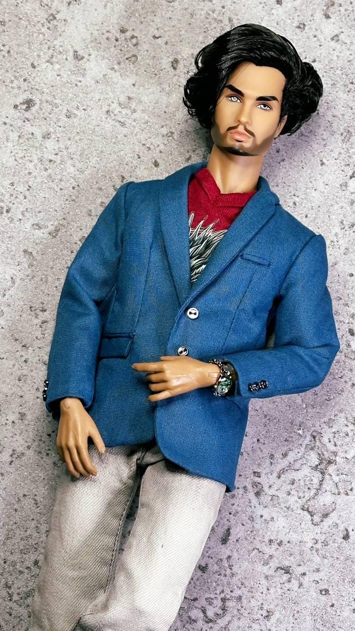 Slim fit jacket blazer for Integrity toys Fashion royalty FR HOMME MONARCHS doll outfit.