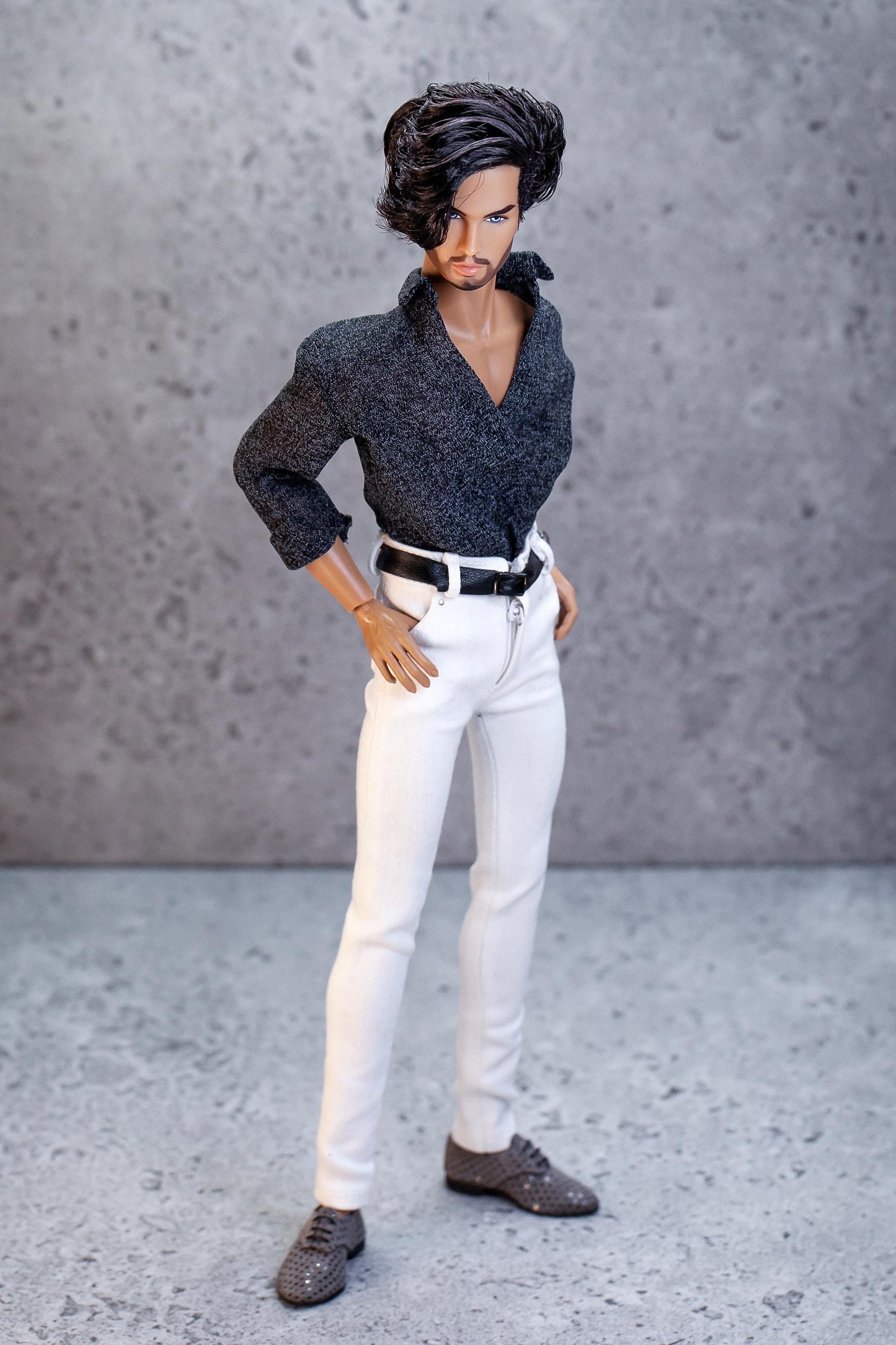 PDF Digital Pattern casual shirt for male FR HOMME Monarch doll Integrity toys.
