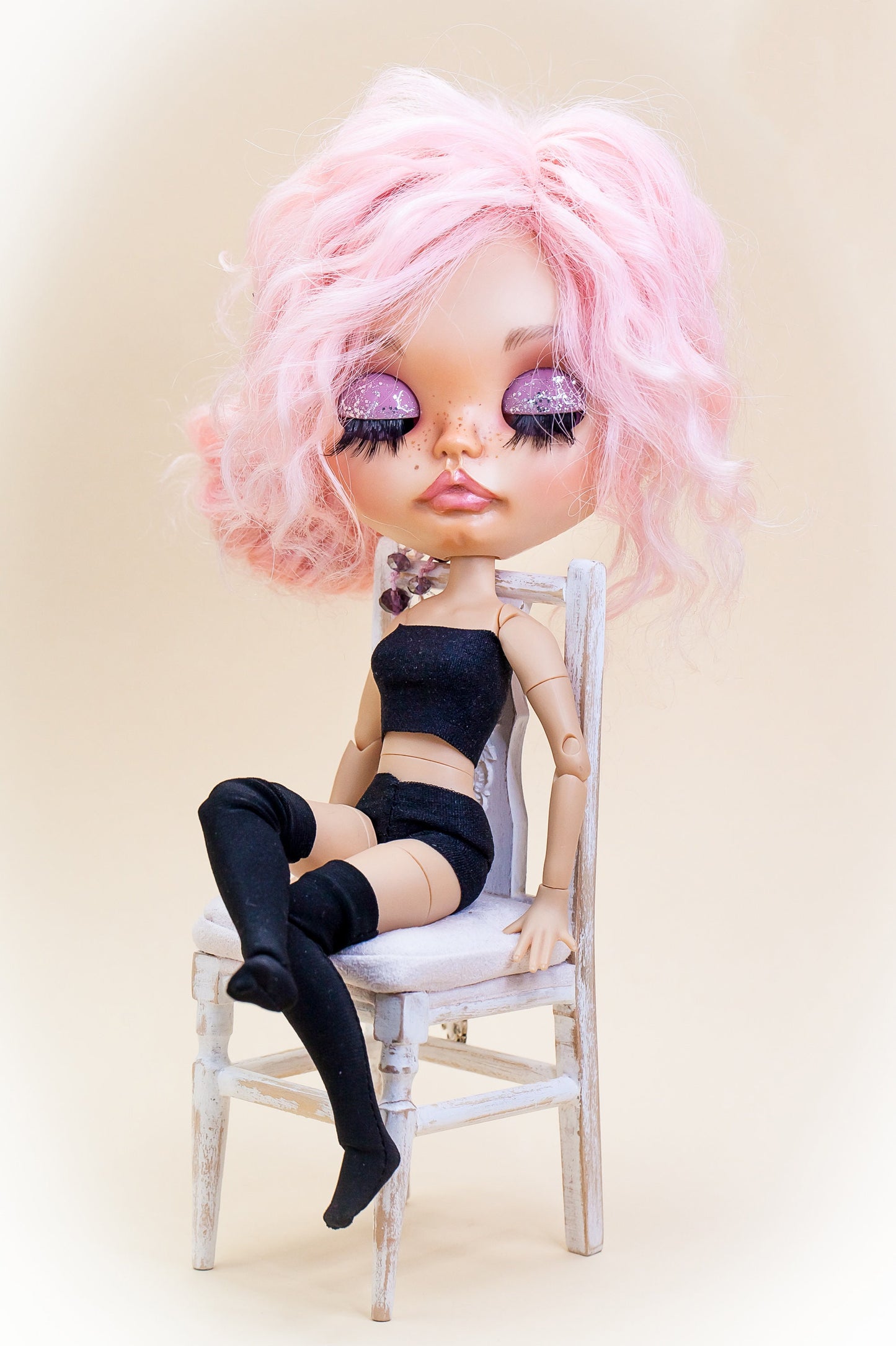 PDF Digital Pattern stockings, panties &amp; top underwear for Blythe doll. YouTube VIDEO.