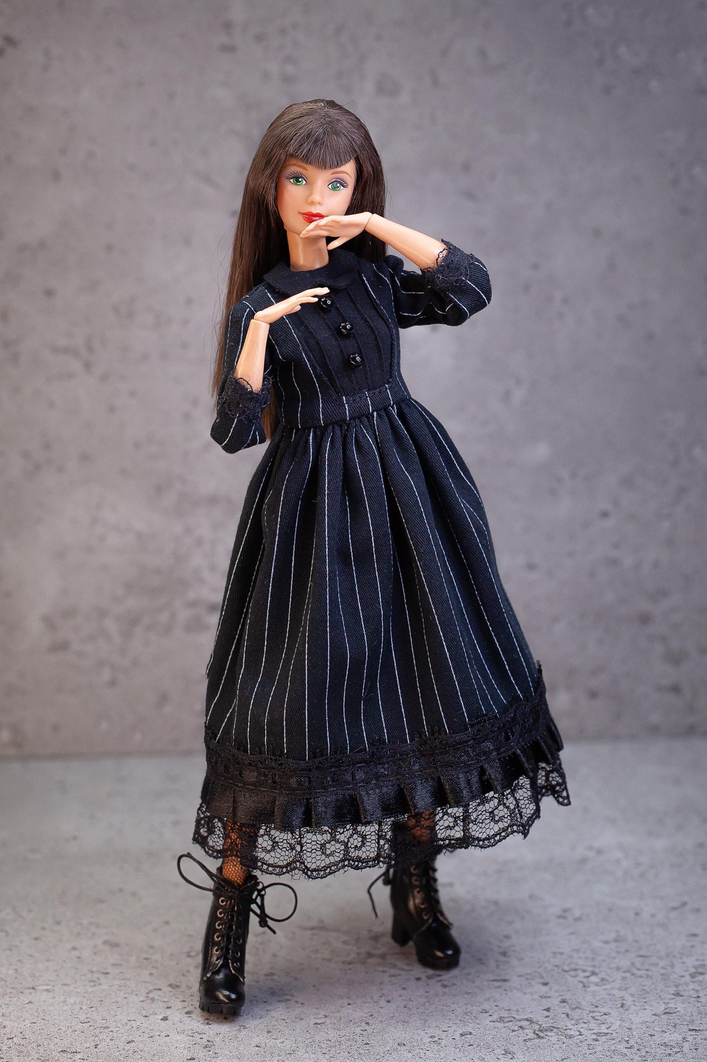 PDF Digital Pattern victorian dress for BB and Blythe dolls. Tik Tok Youtube VIDEO.