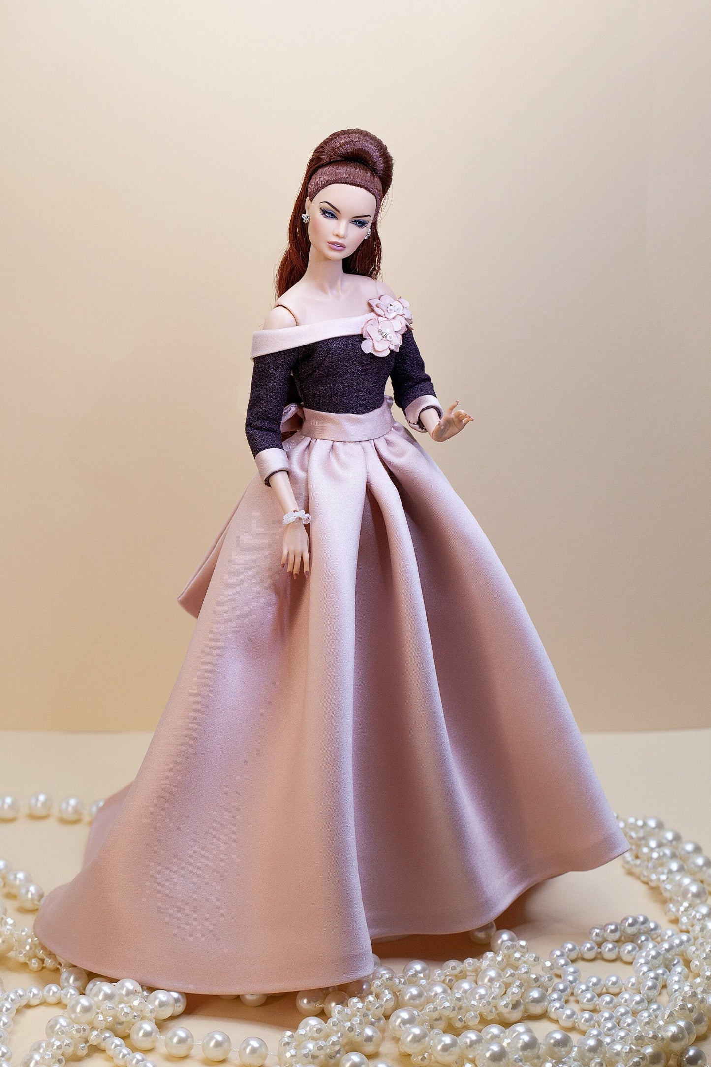 Ball gown for Integrity toys Fashion Royalty Nu Face Poppy Parker 12 inch fashion dolls.