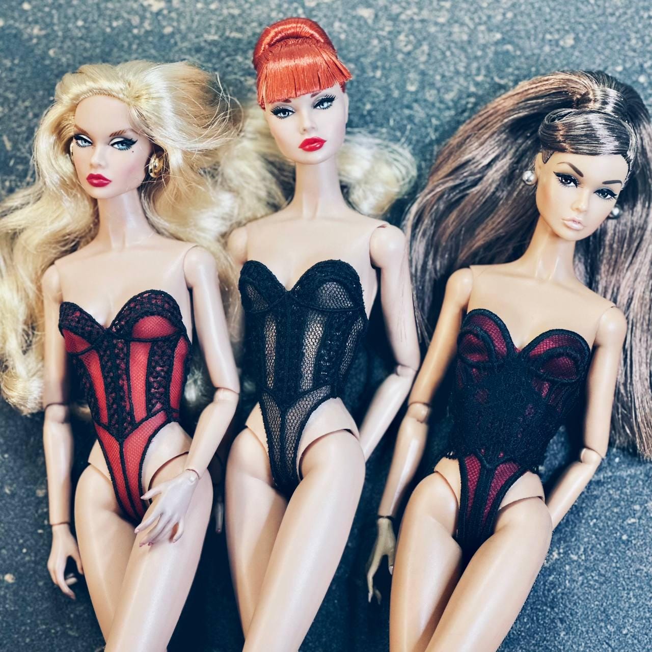 Digital Embroidery – Bodysuit Corset for Poppy Parker Integrity toys dolls