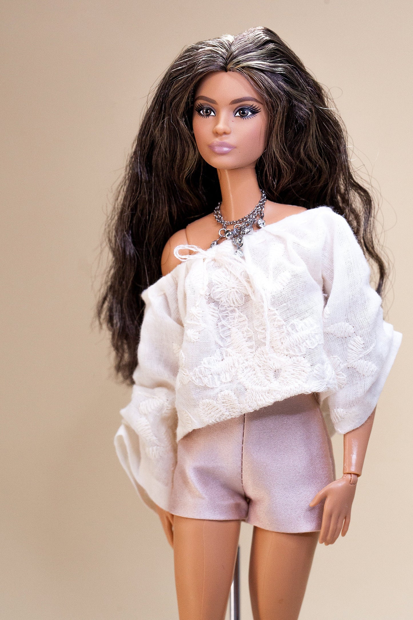 PDF Digital Pattern blouse and shorts for BB &amp; Integrity toys dolls. VIDEO tutorial.