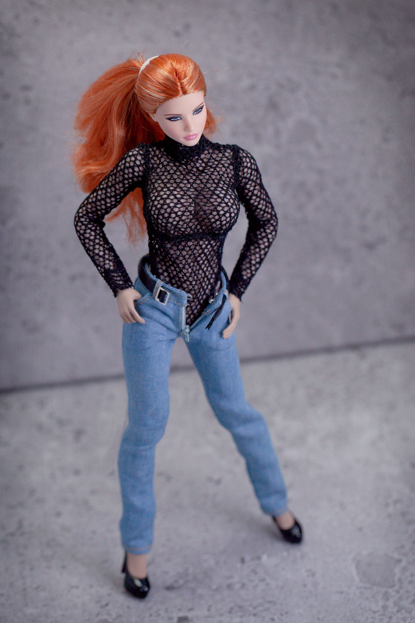 PDF Digital Pattern skinny jeans denim for Phicen/TBL S18A S19B S20A S21B - Action Figur. YouTube VIDEO tutorial.
