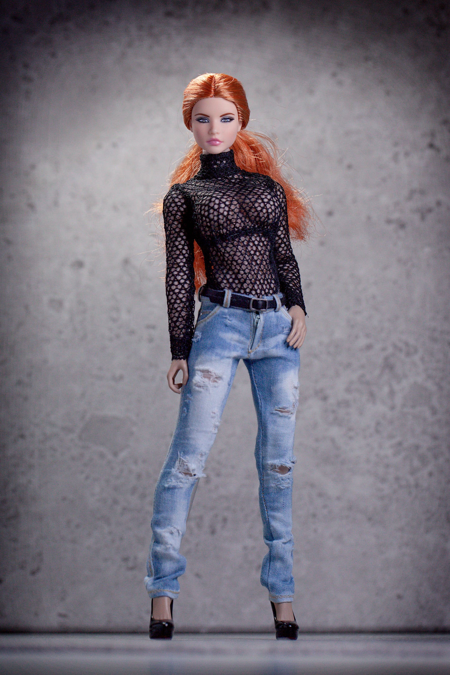PDF Digital Pattern skinny jeans denim for Phicen/TBL S18A S19B S20A S21B - Action Figur. YouTube VIDEO tutorial.