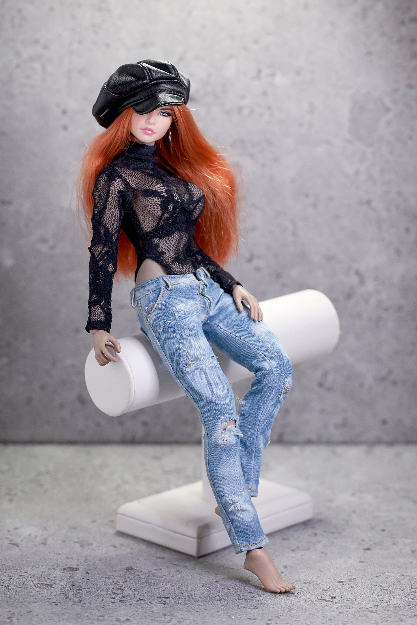 PDF Digital Pattern skinny jeans denim for Phicen/TBL S18A S19B S20A S21B - Action Figur. YouTube VIDEO tutorial.