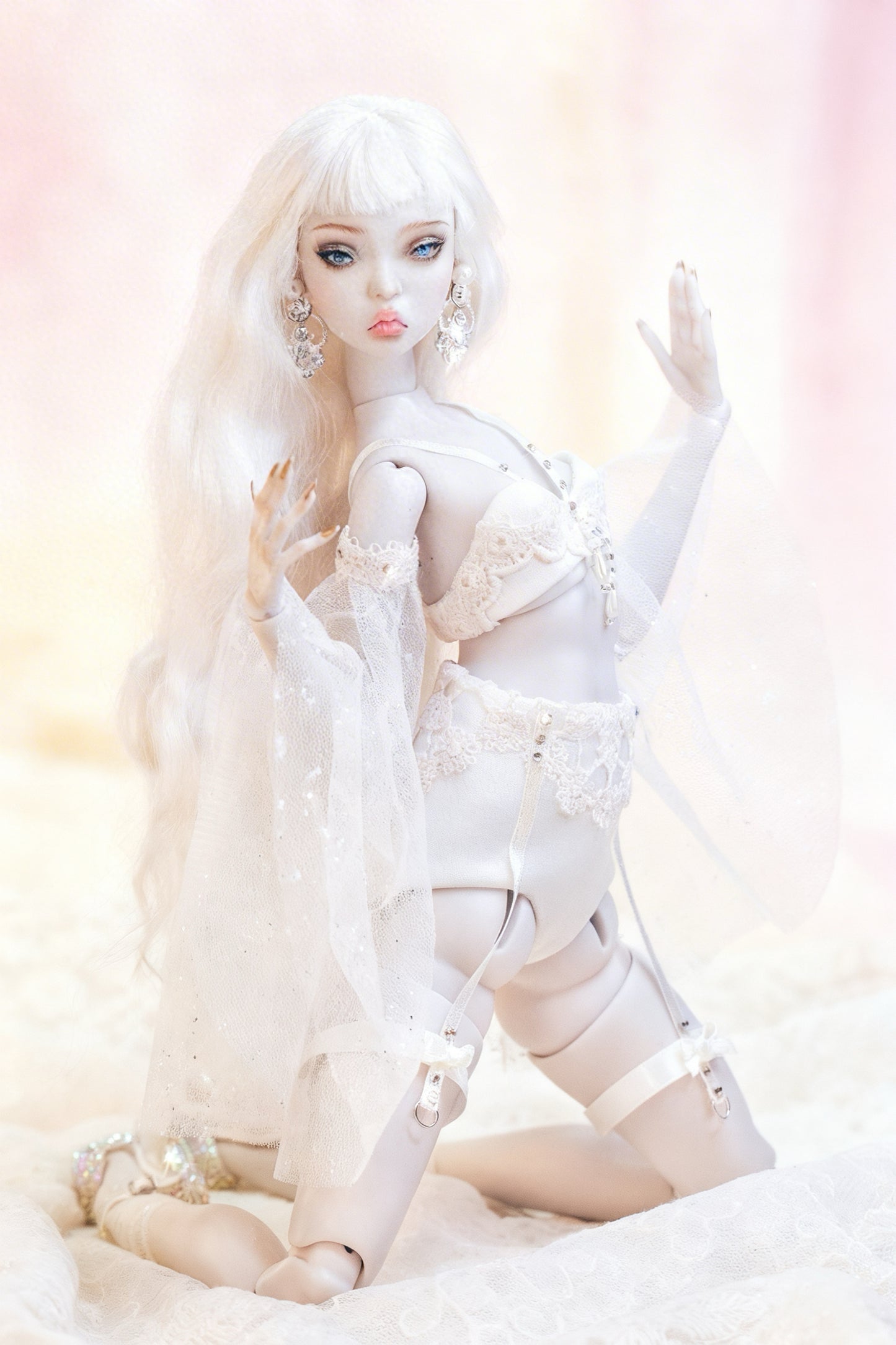 PDF Digital Pattern Bustier and Pantie ( Lingerie)  for Popovy sisters VENUS 1/4  BJD  fashion dolls + Video Tutorial