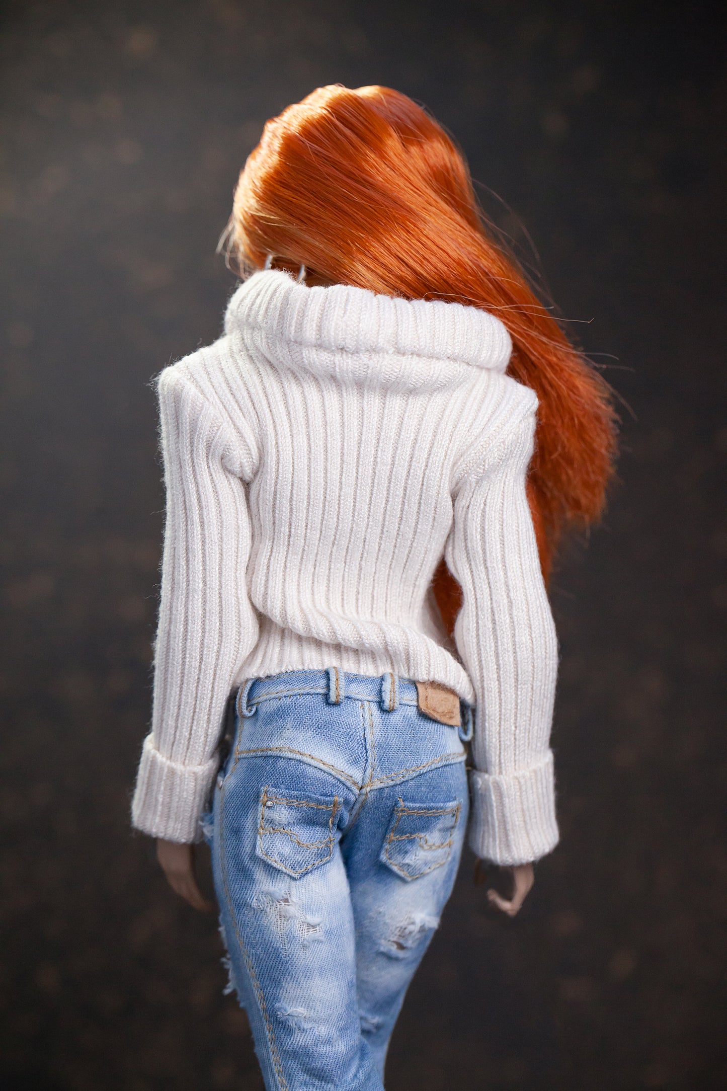 PDF Digital Pattern skinny jeans denim for Phicen/TBL S18A S19B S20A S21B - Action Figur. YouTube VIDEO tutorial.