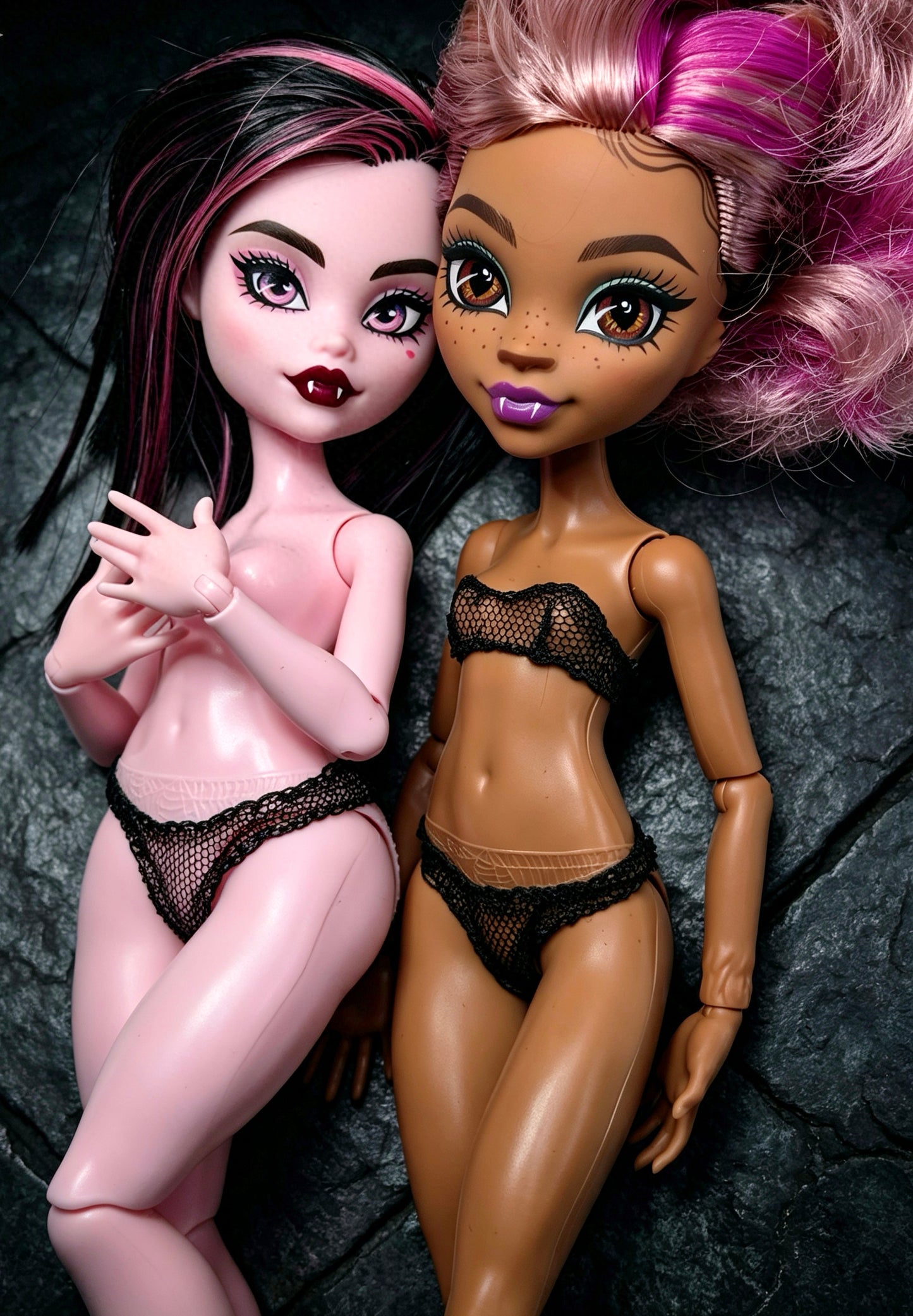 PDF Digital Pattern bra + pantie for Monster high MH  dolls + Video Tutorial