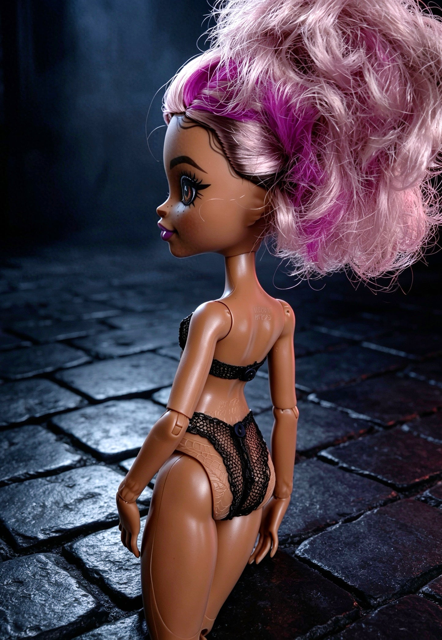 PDF Digital Pattern bra + pantie for Monster high MH  dolls + Video Tutorial