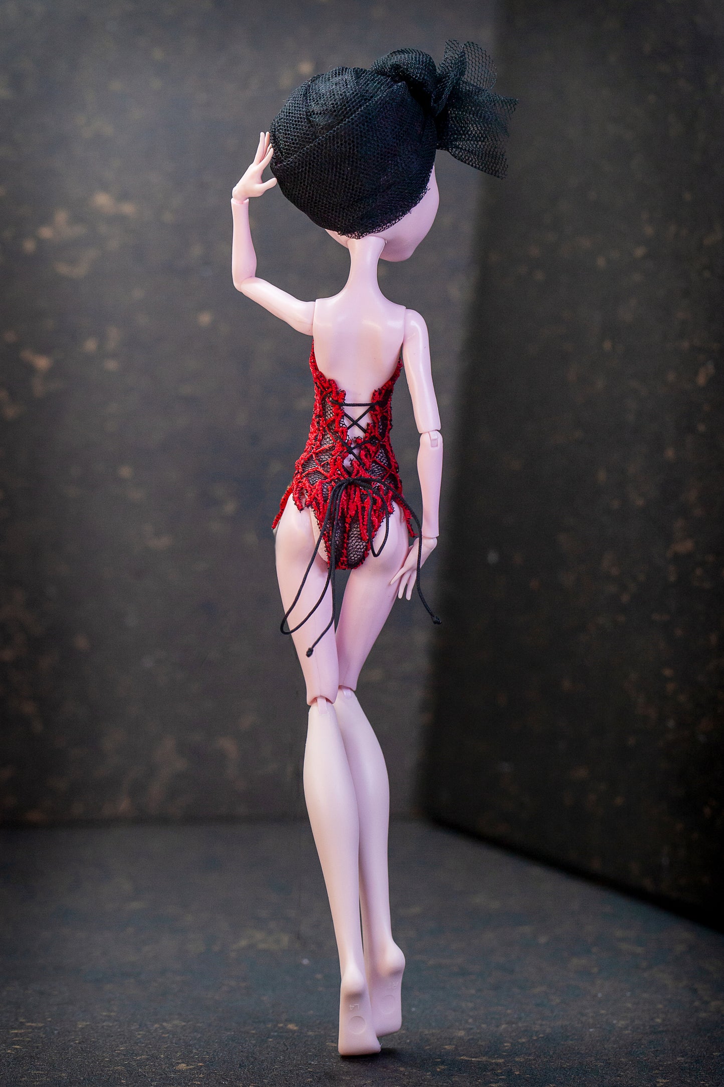 Edler Body für Monster DOLL G1 basic + adult Puppen. Gestickte Corsage. Body Lingerie Corset (Kopie)