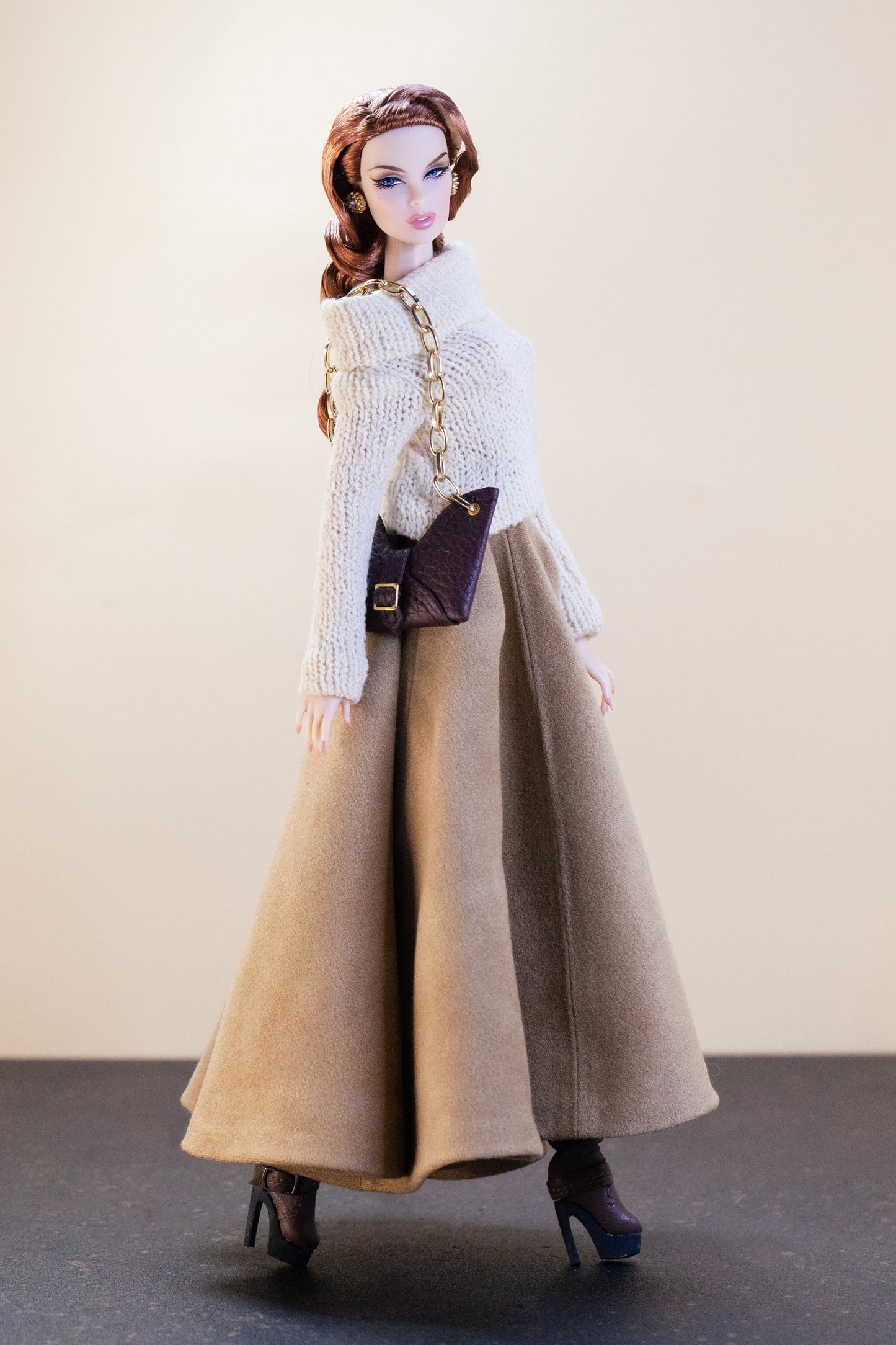 PDF Digital Pattern Melina flare skirt  Fashion Royalty, Nu Face, Poppy Parker, BBMTM dolls. + Video tutorial