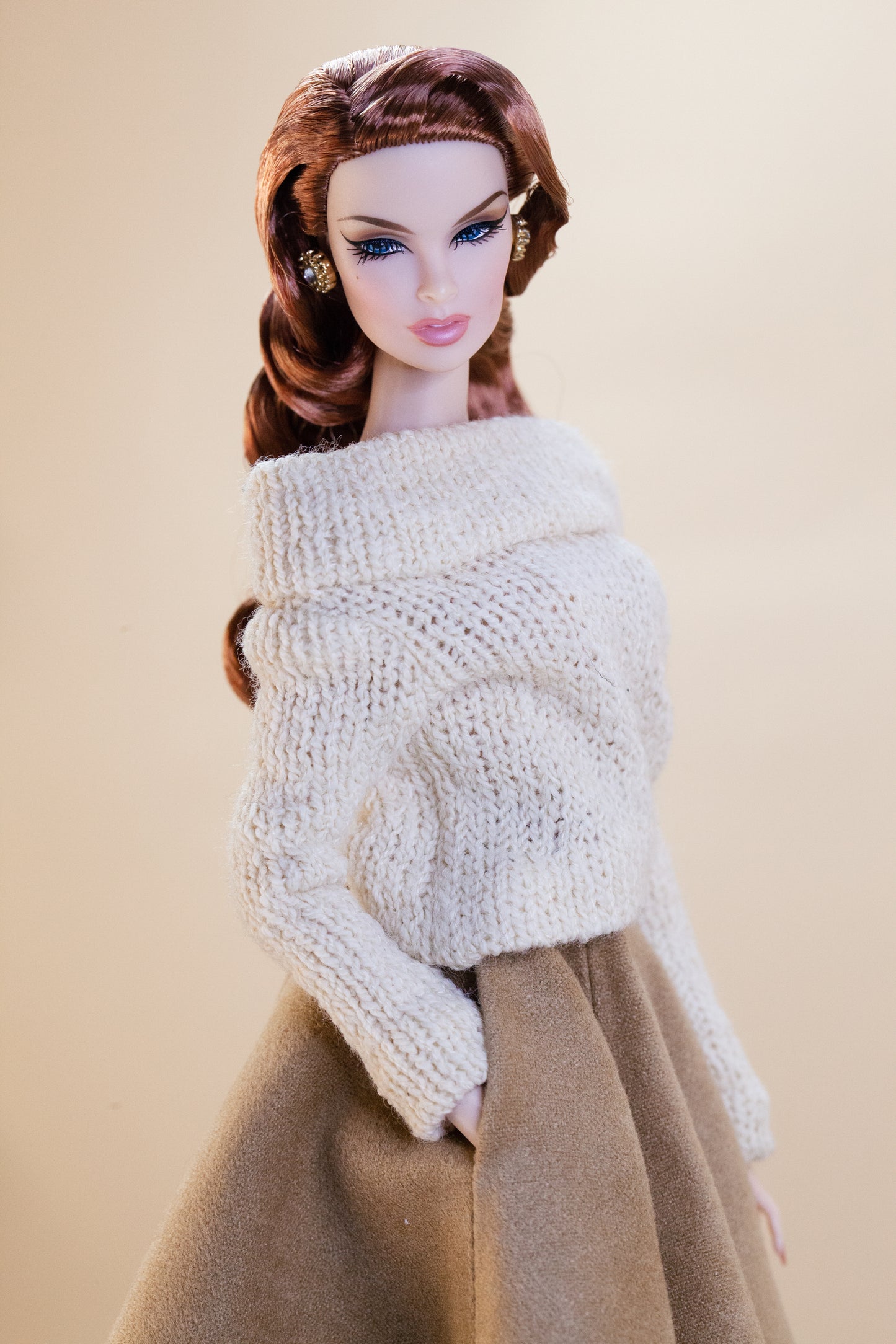 PDF Digital Pattern Melina flare skirt  Fashion Royalty, Nu Face, Poppy Parker, BBMTM dolls. + Video tutorial