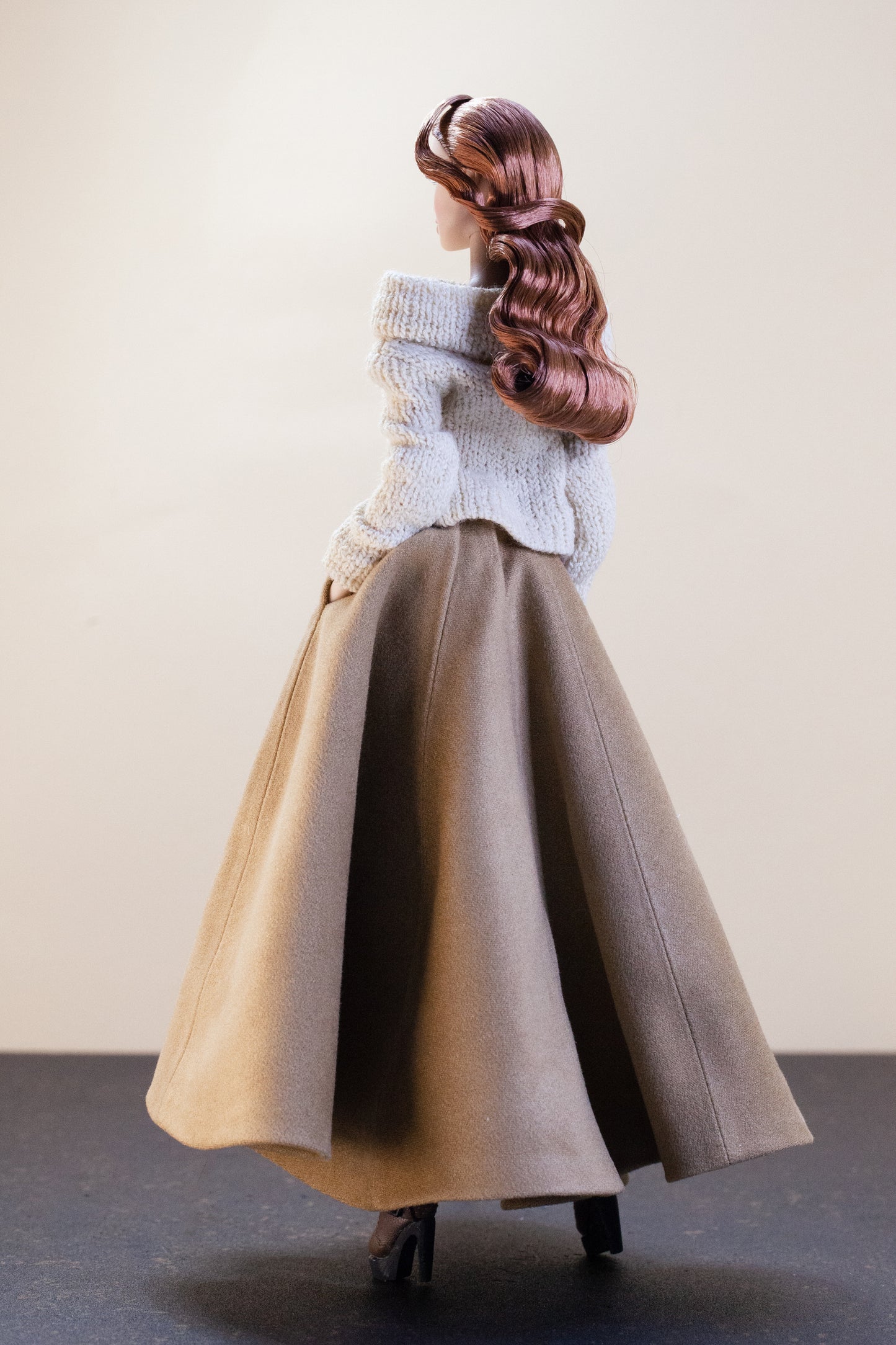 PDF Digital Pattern Melina flare skirt  Fashion Royalty, Nu Face, Poppy Parker, BBMTM dolls. + Video tutorial