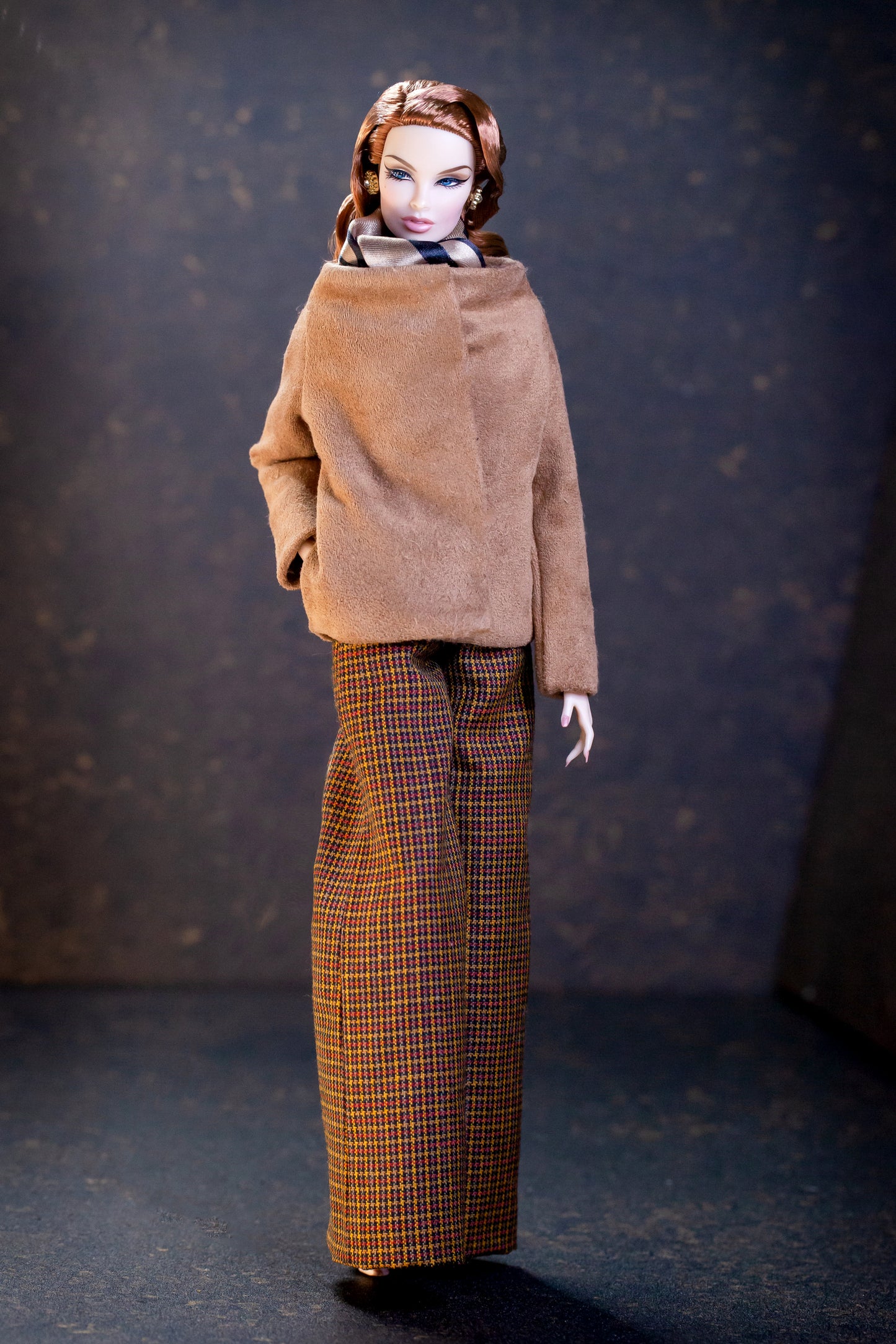 PDF Digital Pattern short coat for BB & Integrity toys 1:6 dolls. VIDEO tutorial instructions.