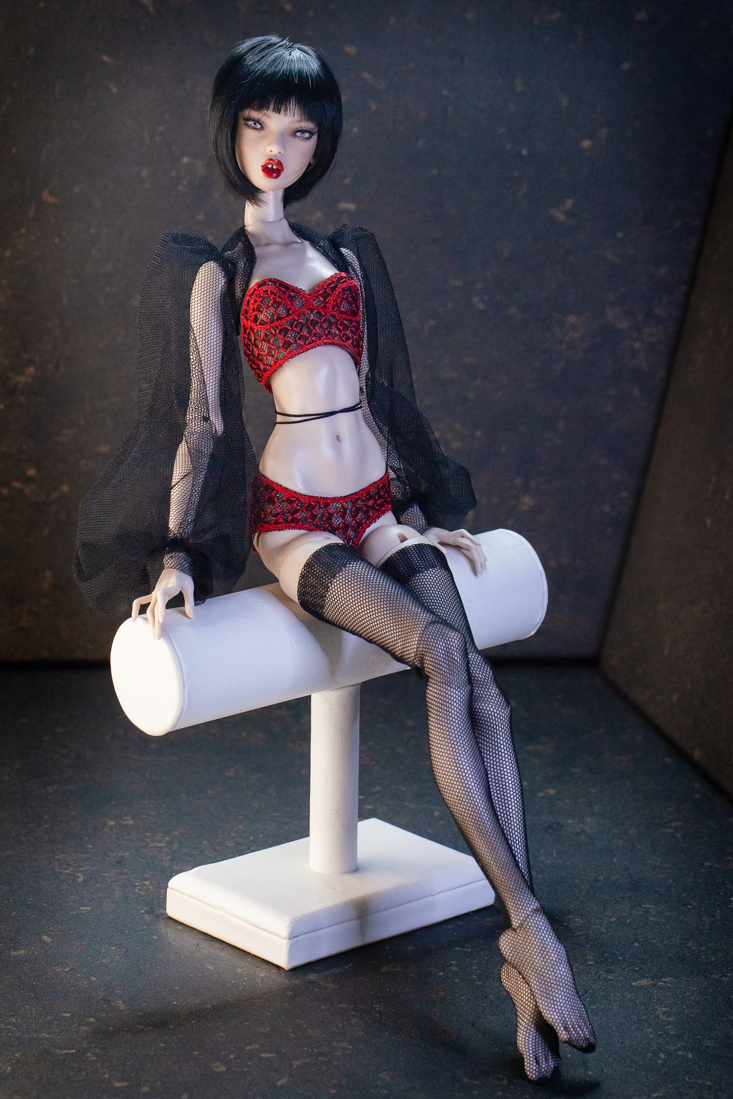 PDF Digital Pattern Airy bolero with ballon sleeves for Popovy sisters,  1/4  BJD  and 1/6 fashion dolls, Integrity toys  + Video Tutorial