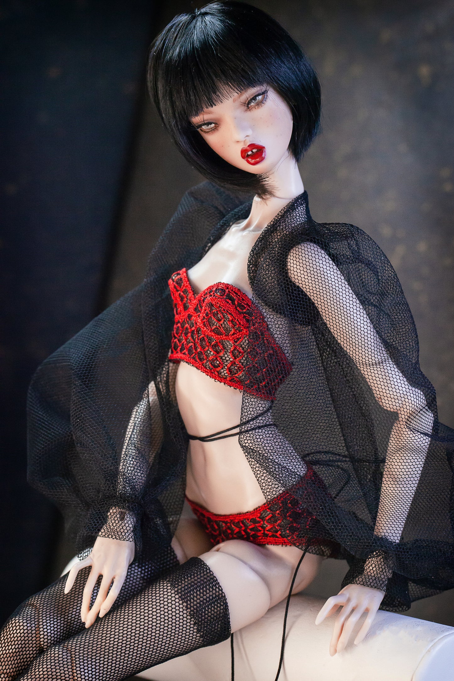 PDF Digital Pattern Airy bolero with ballon sleeves for Popovy sisters,  1/4  BJD  and 1/6 fashion dolls, Integrity toys  + Video Tutorial