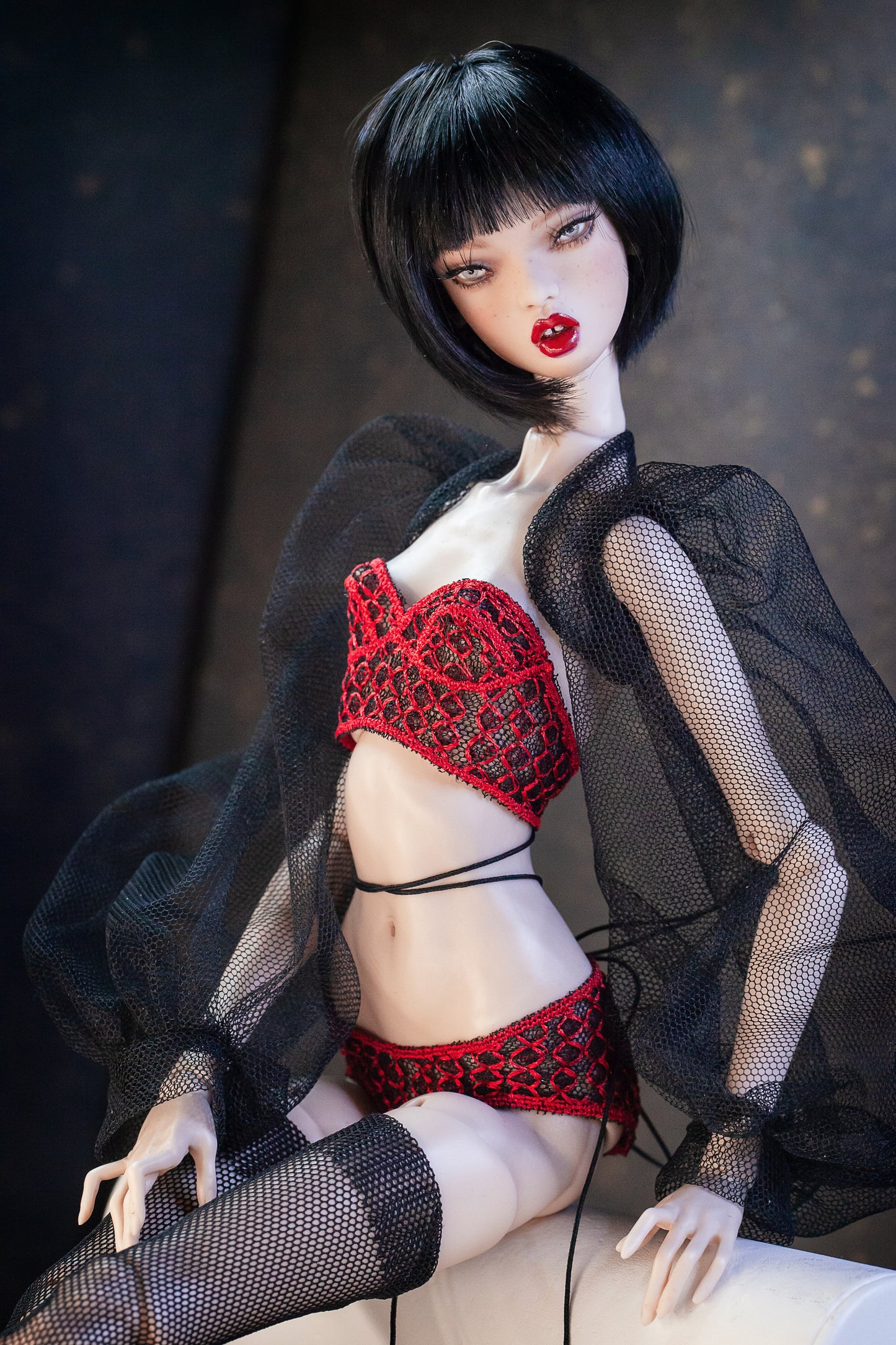 PDF Digital Pattern Airy bolero with ballon sleeves for Popovy sisters,  1/4  BJD  and 1/6 fashion dolls, Integrity toys  + Video Tutorial