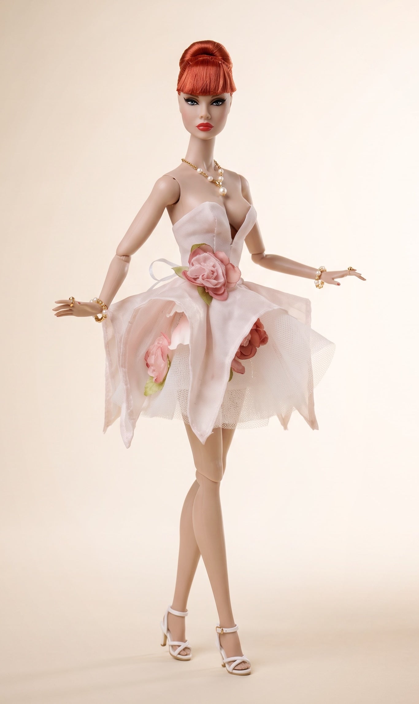 PDF Digital Pattern la fleur dress for Integrity toys Fashion Royalty Nu Face Poppy Parker  BBMTM Xian Xian dolls + Video Tutorial