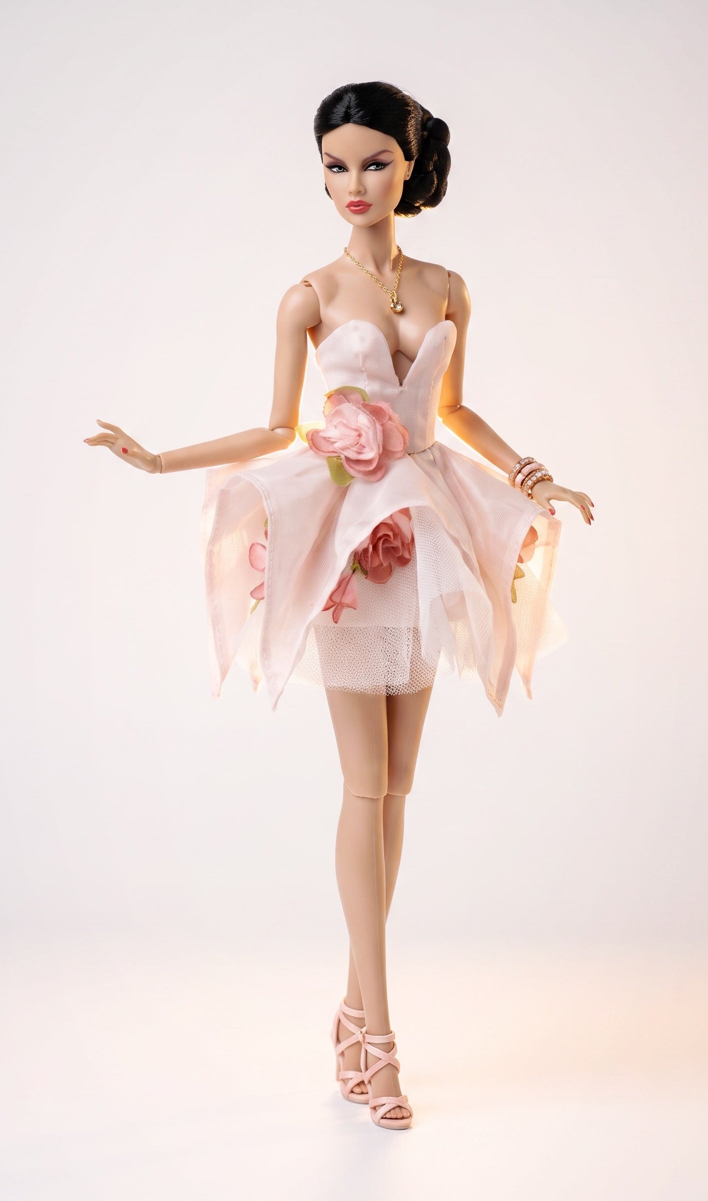 PDF Digital Pattern la fleur dress for Integrity toys Fashion Royalty Nu Face Poppy Parker  BBMTM Xian Xian dolls + Video Tutorial