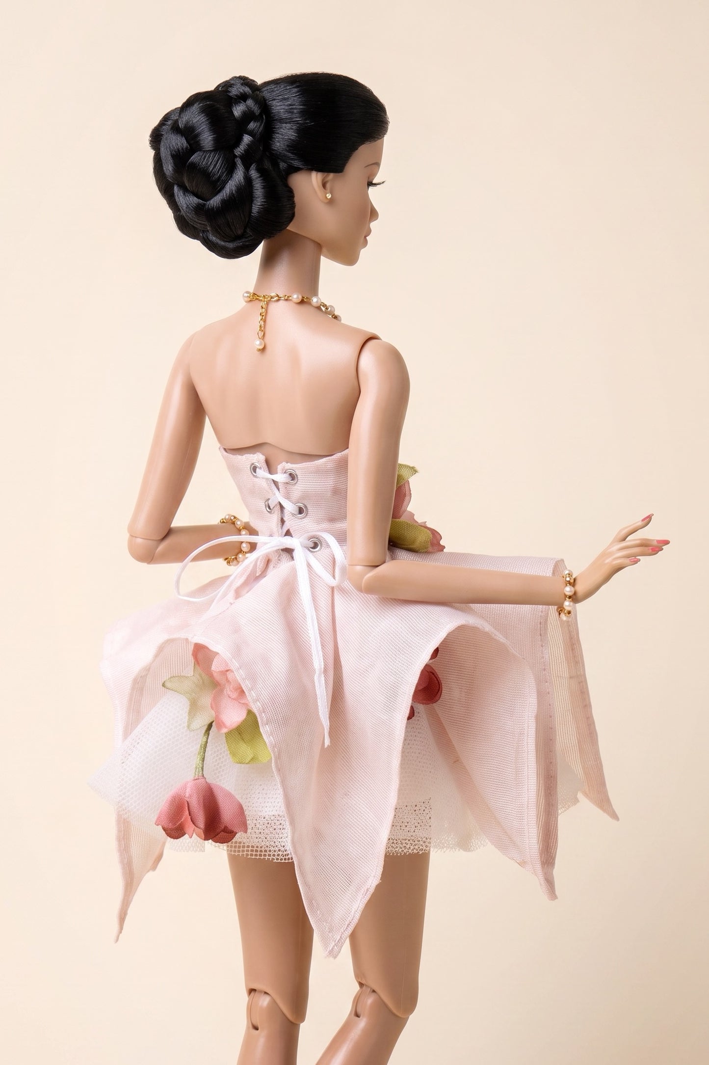 PDF Digital Pattern la fleur dress for Integrity toys Fashion Royalty Nu Face Poppy Parker  BBMTM Xian Xian dolls + Video Tutorial