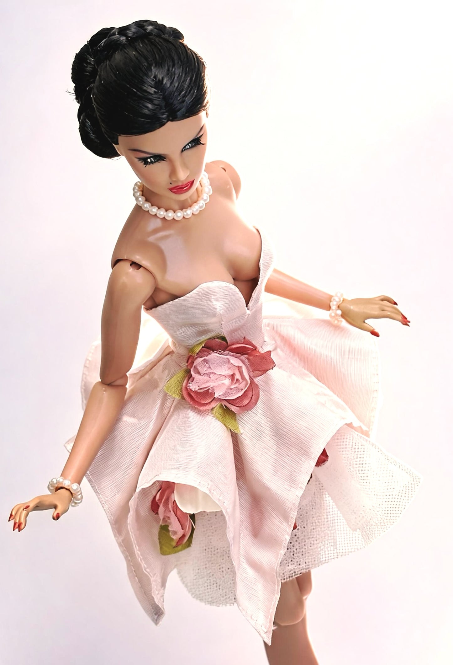 PDF Digital Pattern la fleur dress for Integrity toys Fashion Royalty Nu Face Poppy Parker  BBMTM Xian Xian dolls + Video Tutorial