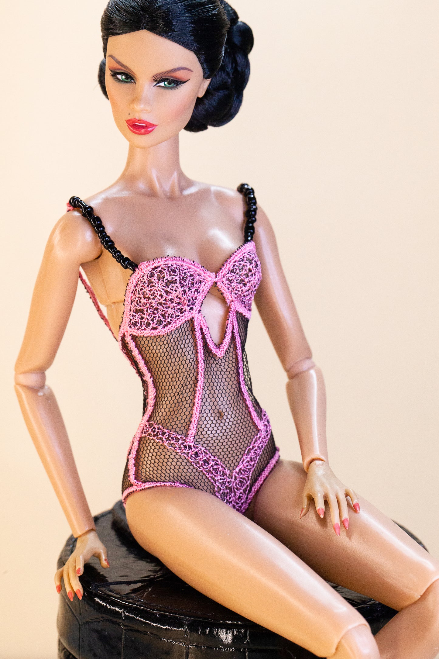 Edle Dessous für Fashion Royalty & Nu Face Integrity toys Puppen. Body Lingerie Corsage