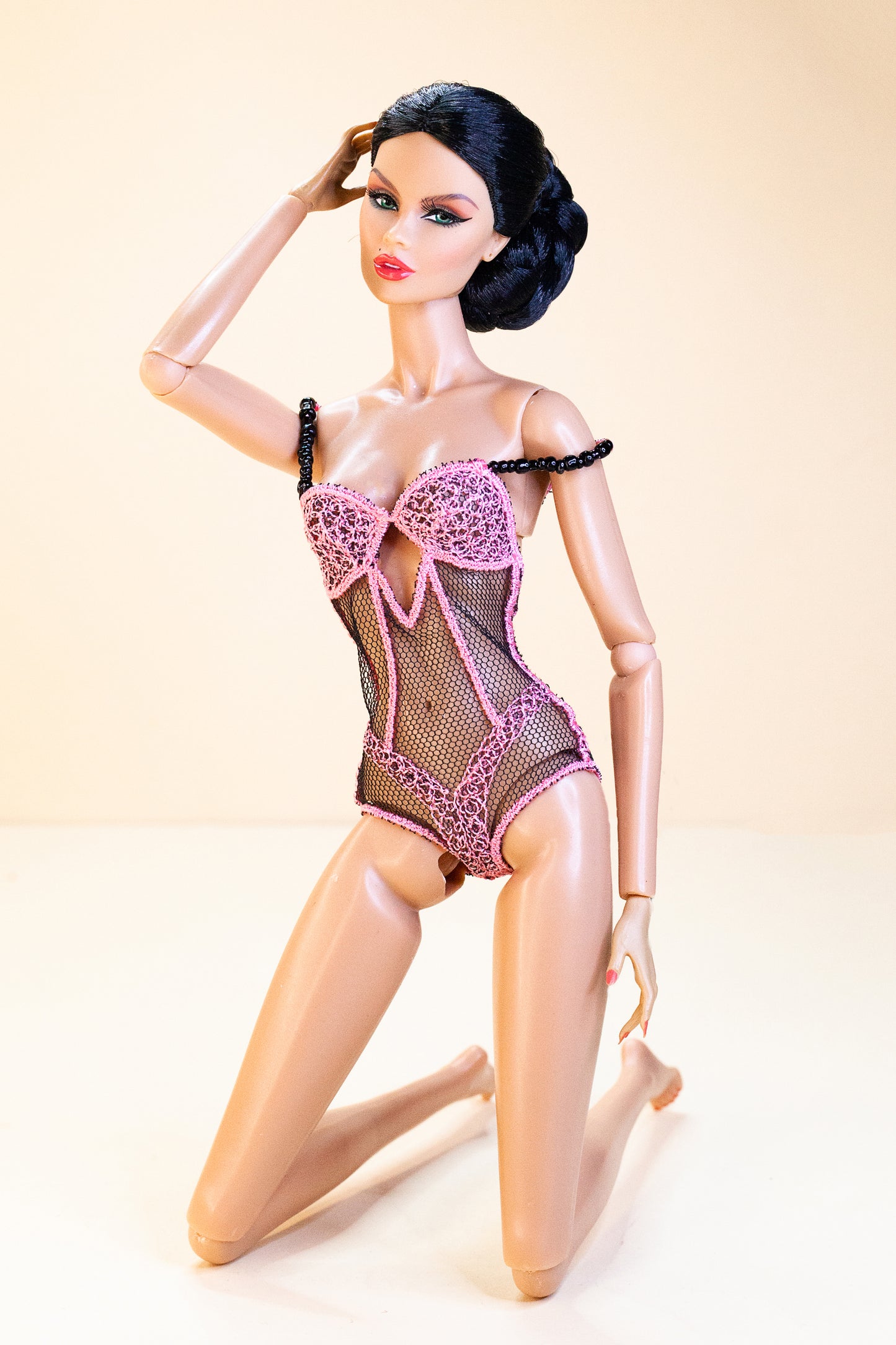 Edle Dessous für Fashion Royalty & Nu Face Integrity toys Puppen. Body Lingerie Corsage