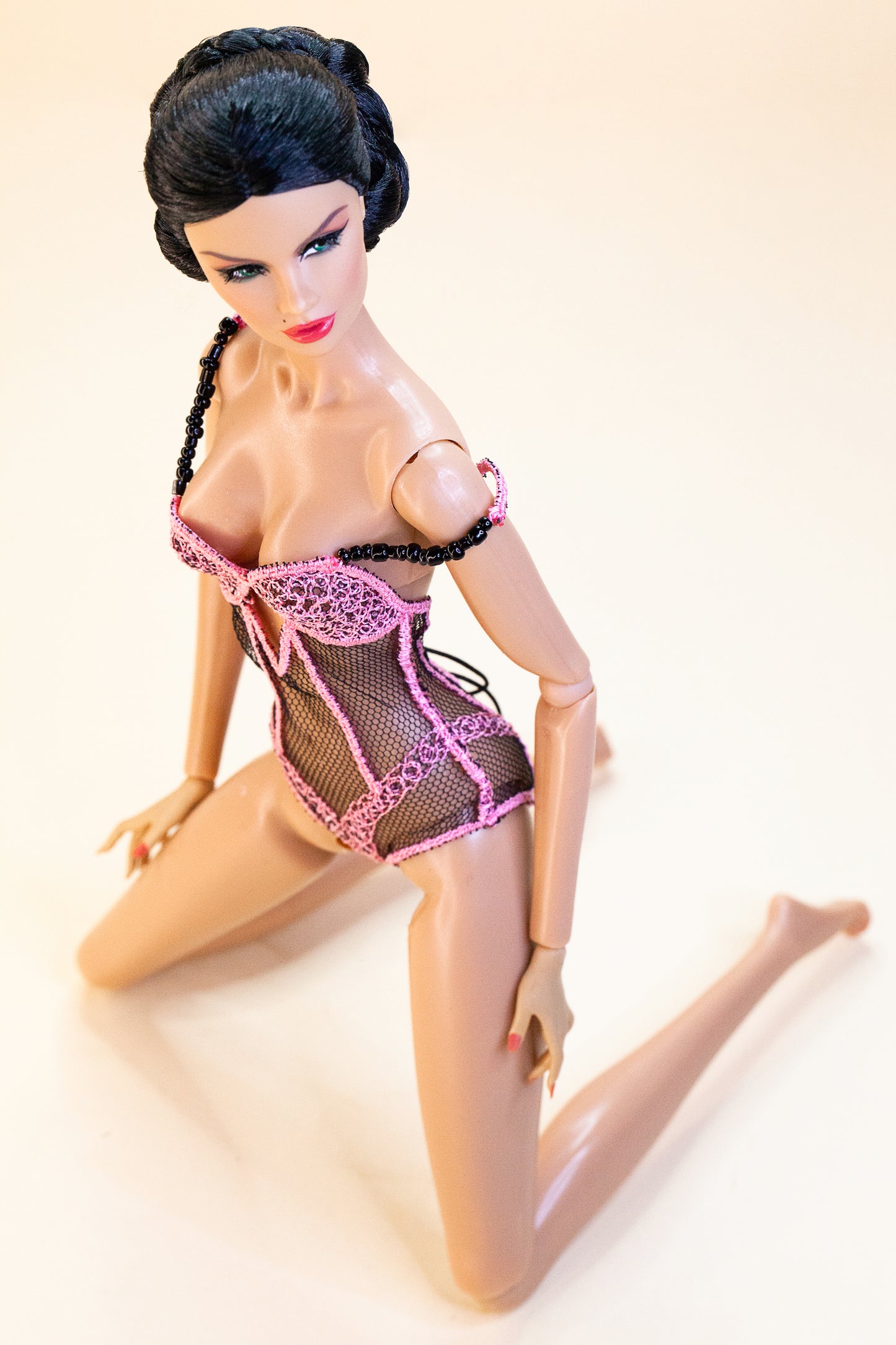 Edle Dessous für Fashion Royalty & Nu Face Integrity toys Puppen. Body Lingerie Corsage