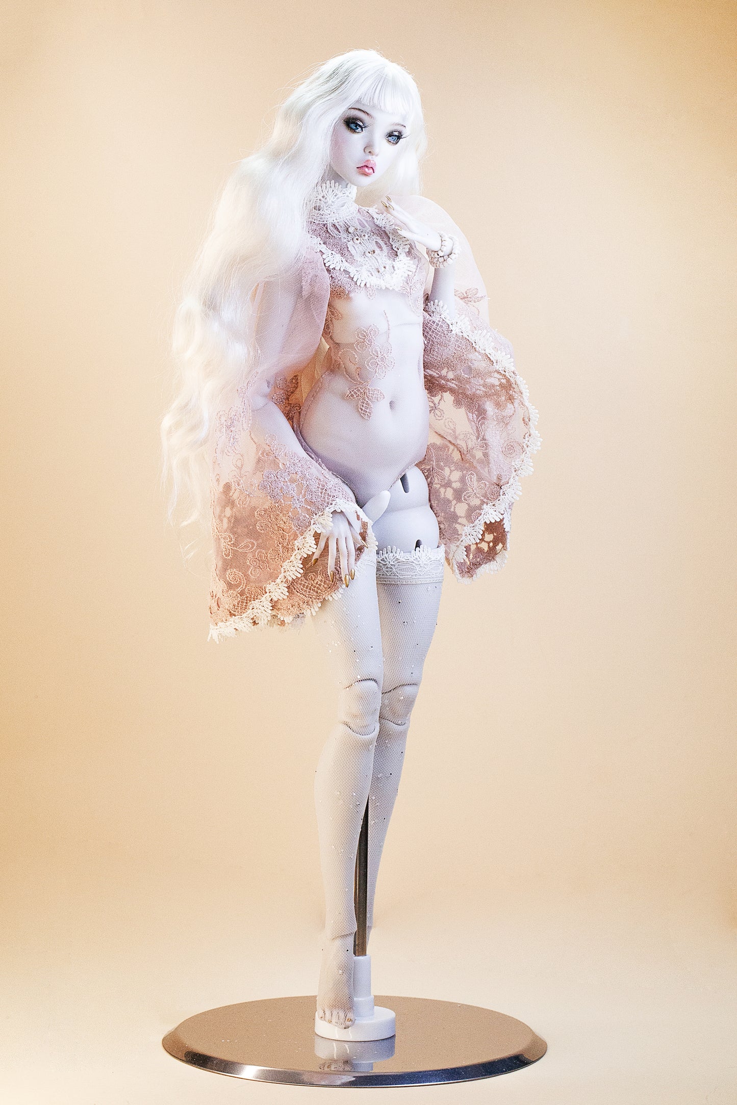 PDF Digital Pattern Body with ballon sleeves  for Popovy sisters VENUS 1/4  BJD  fashion dolls + Video Tutorial