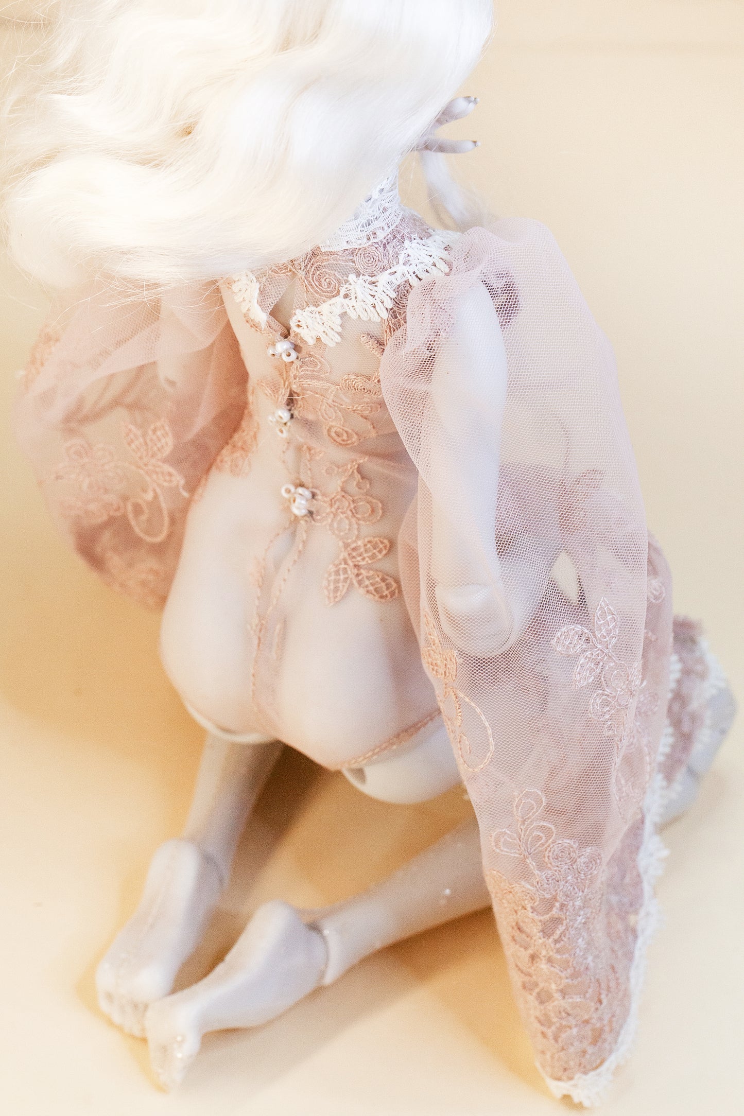 PDF Digital Pattern Body with ballon sleeves  for Popovy sisters VENUS 1/4  BJD  fashion dolls + Video Tutorial